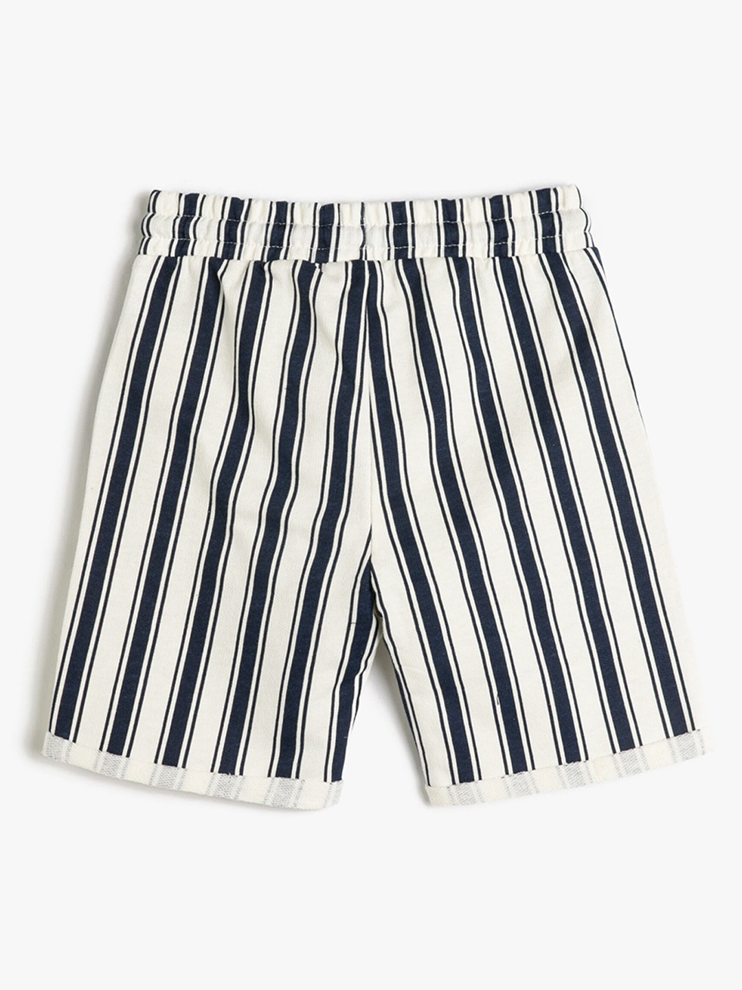 

Koton Boys Striped Pure Cotton Shorts, Blue