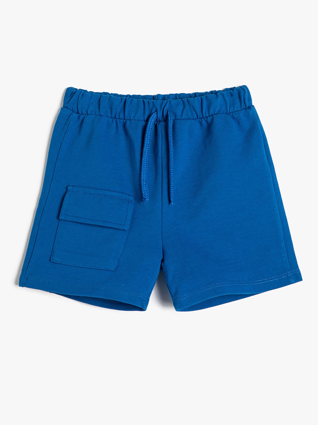 

Koton Kids Boys Mid-Rise Pure Cotton Shorts, Blue