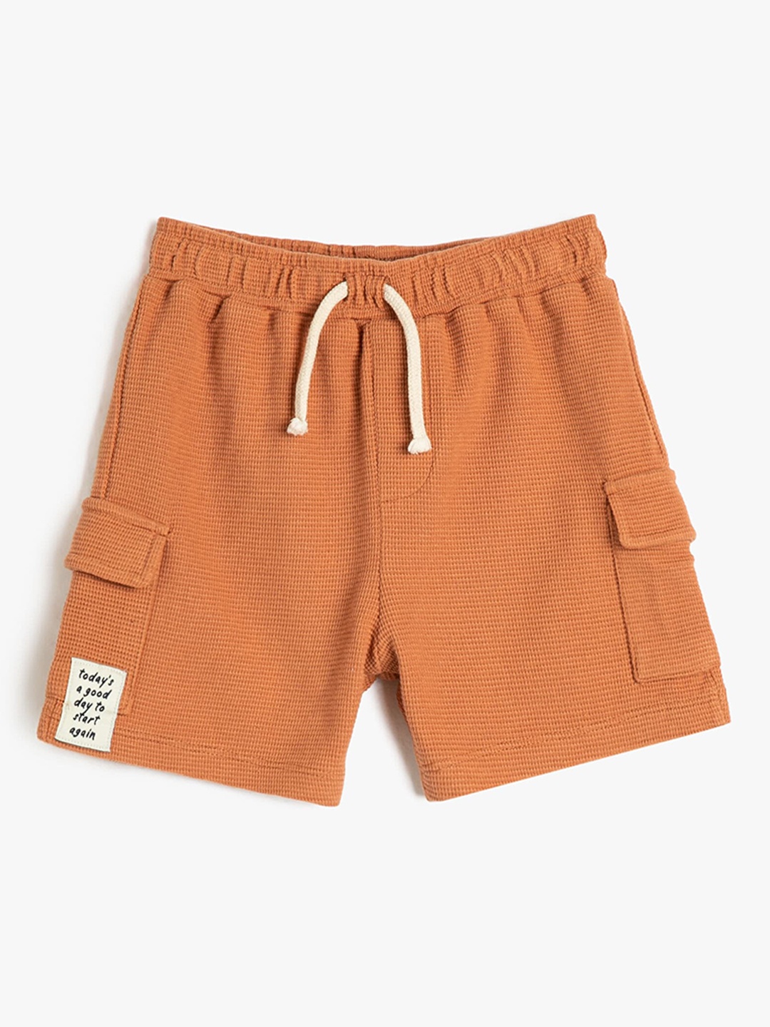

Koton Infants Boys Pure Cotton Cargo Shorts, Brown