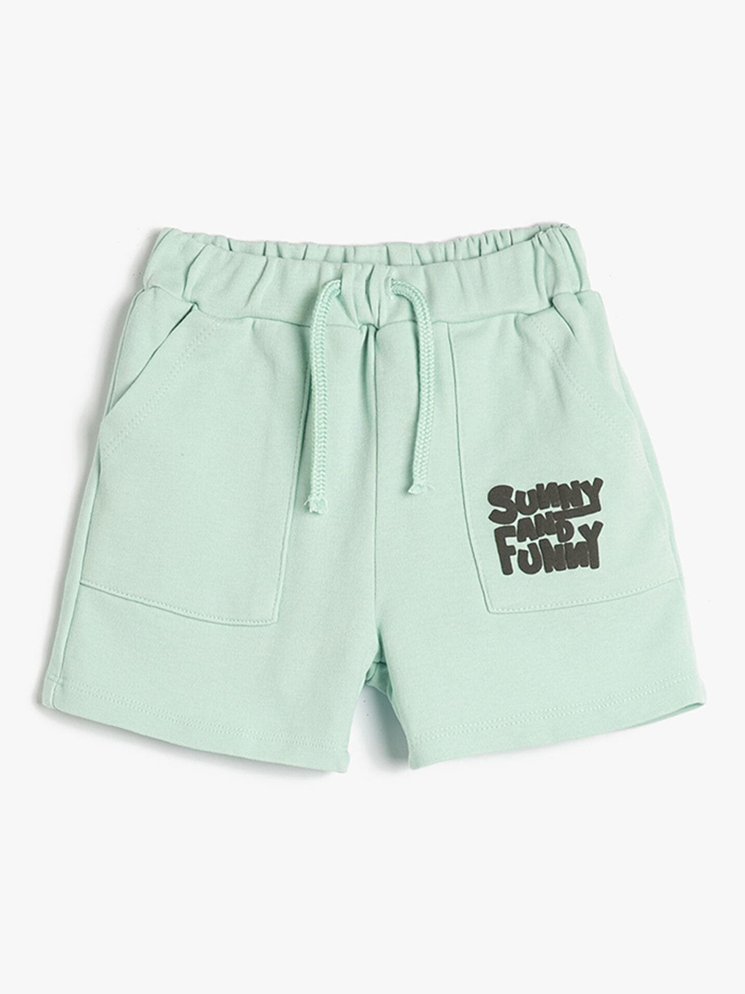 

Koton Infants Boys Mid-Rise Pure Cotton Shorts, Green