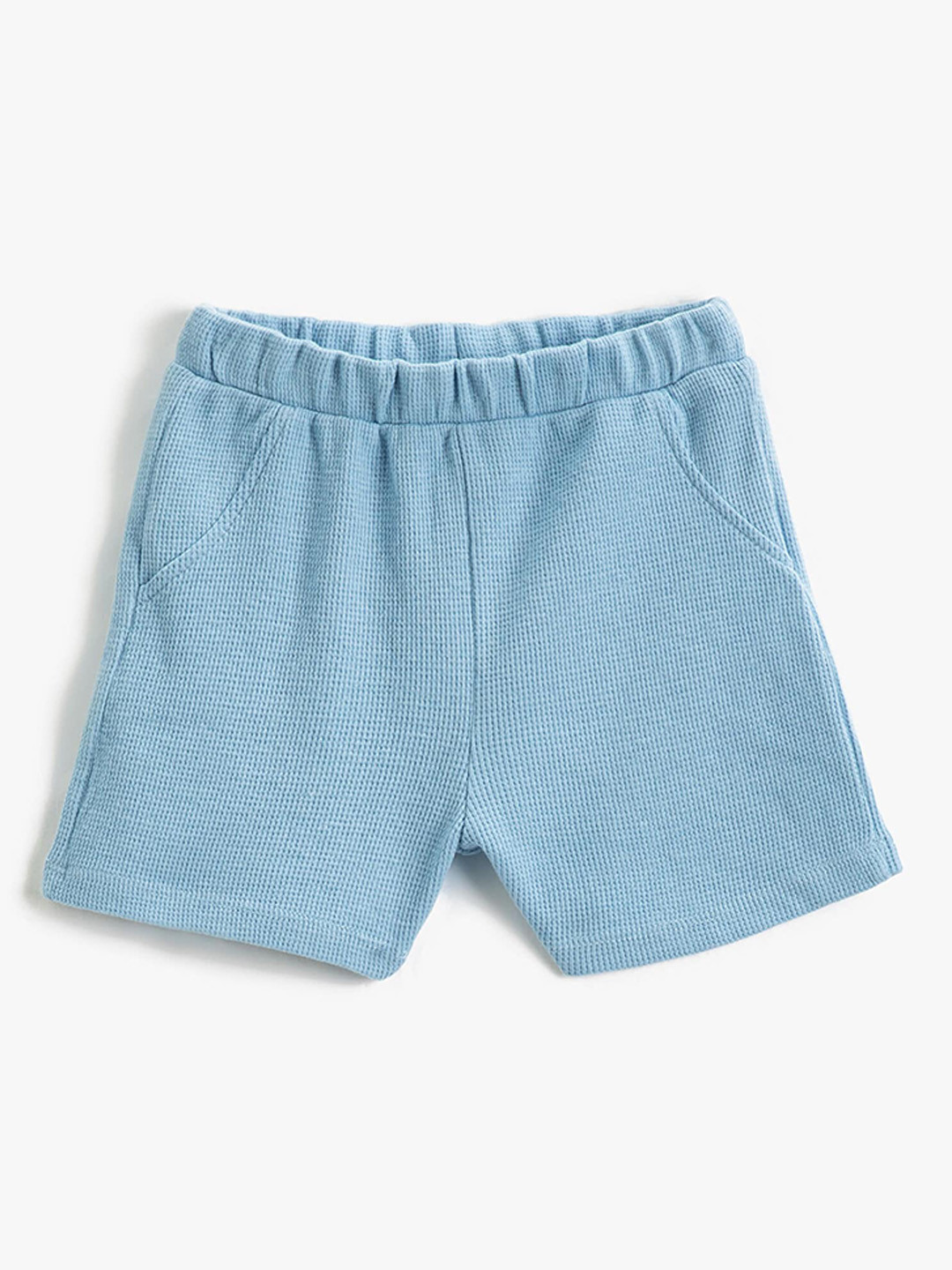 

Koton Boys High-Rise Pure Cotton Shorts, Blue