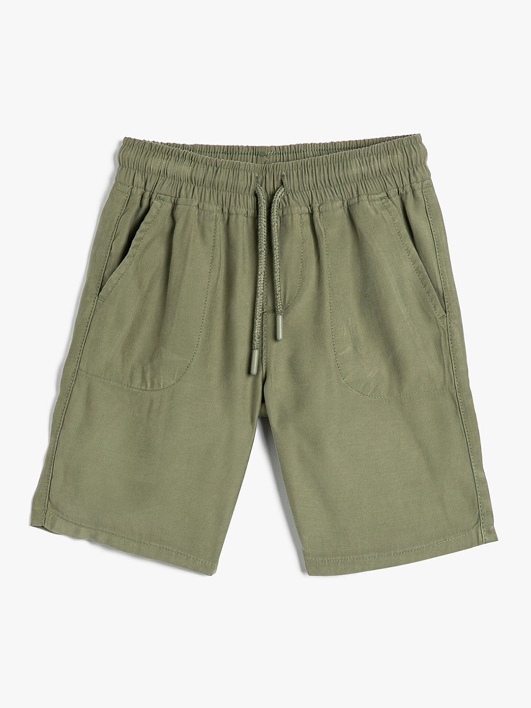 

Koton Boys Mid-Rise Shorts, Khaki