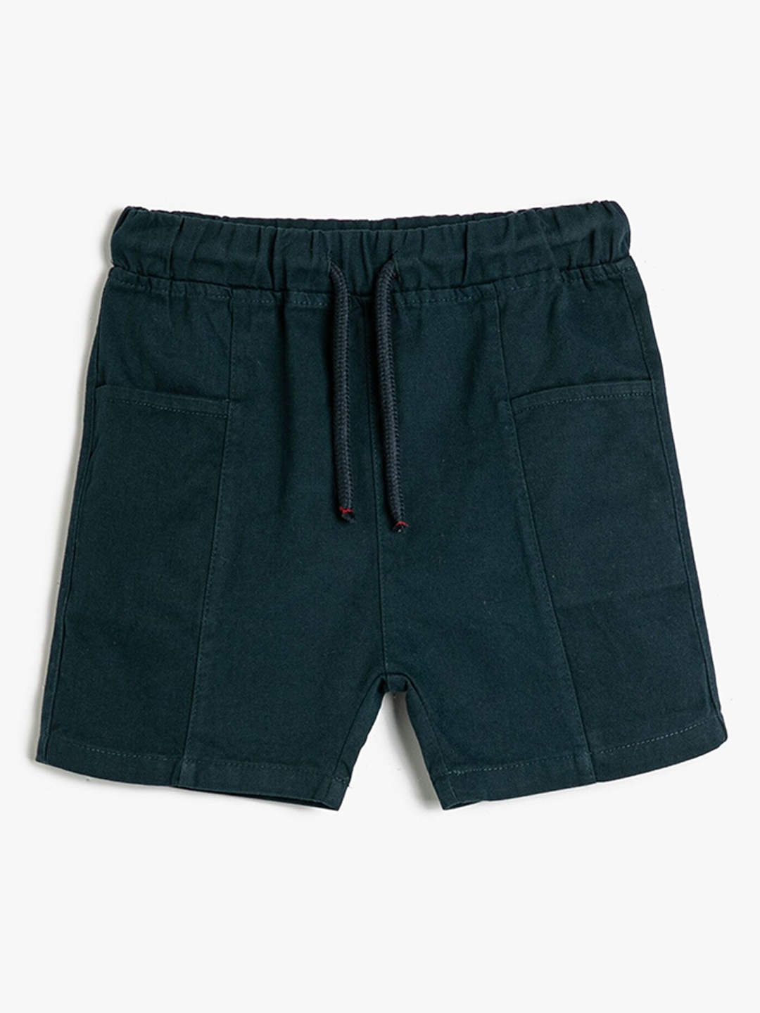 

Koton Boys Mid Rise Pure Cotton Shorts, Navy blue