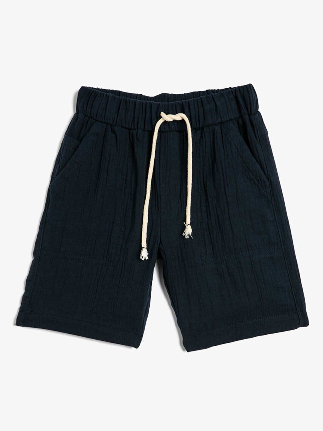 

Koton Boys Mid Rise Shorts, Navy blue