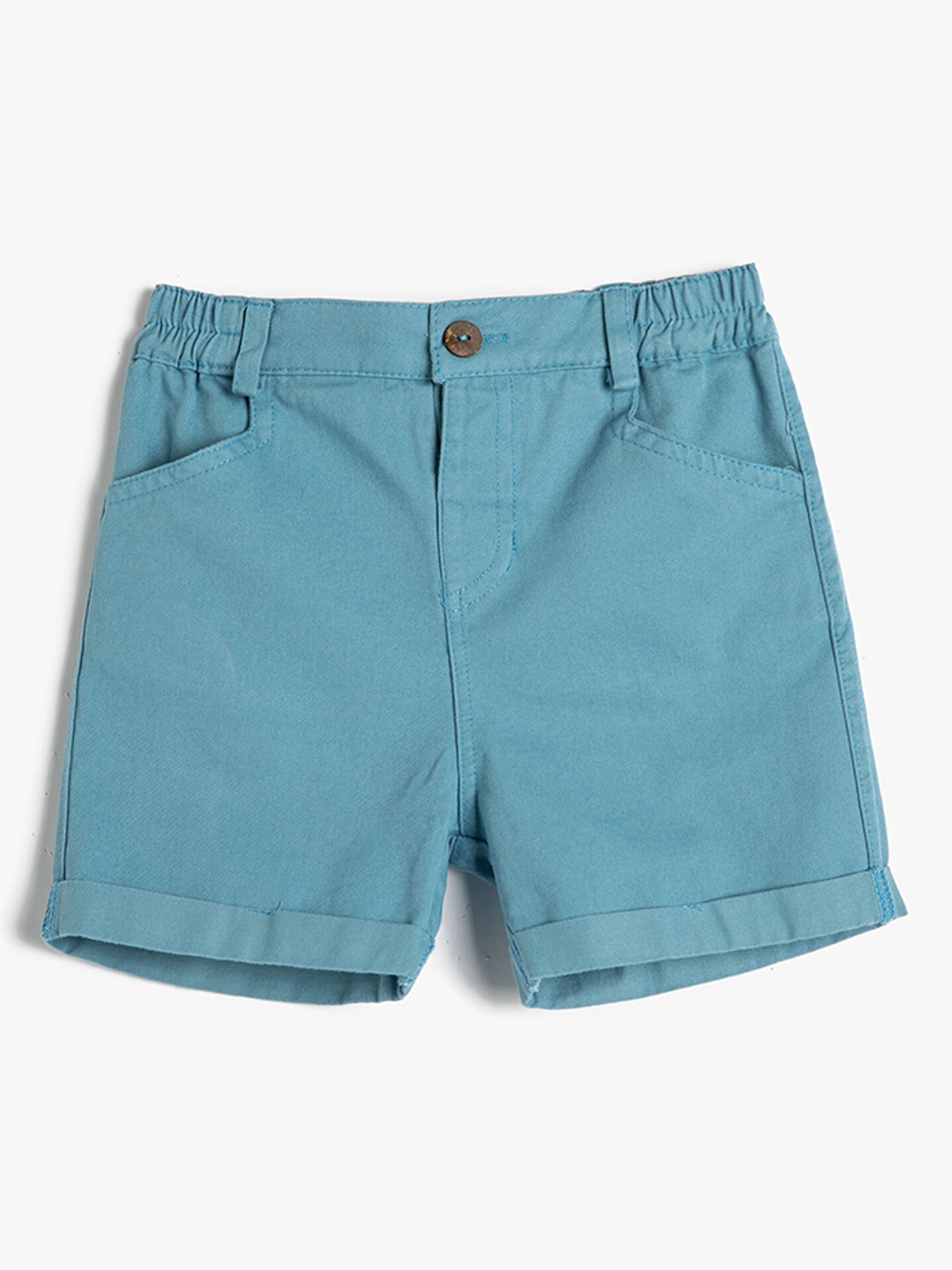 

Koton Boys Mid Rise Pure Cotton Shorts, Blue