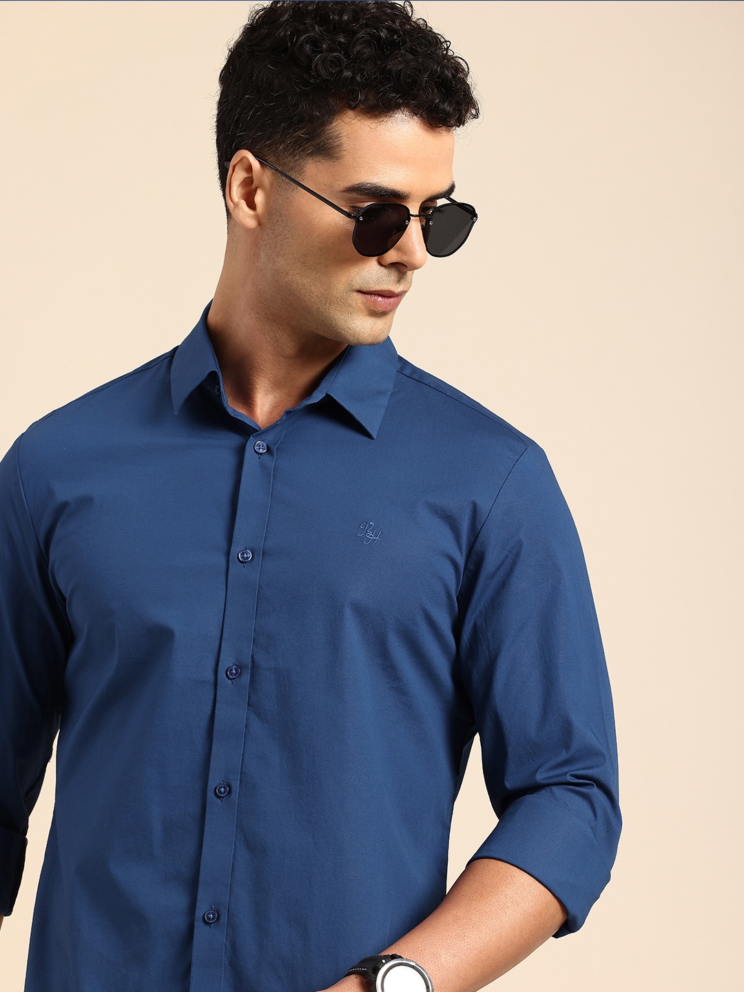 

Being Human Slim Fit Casual Shirt, Blue