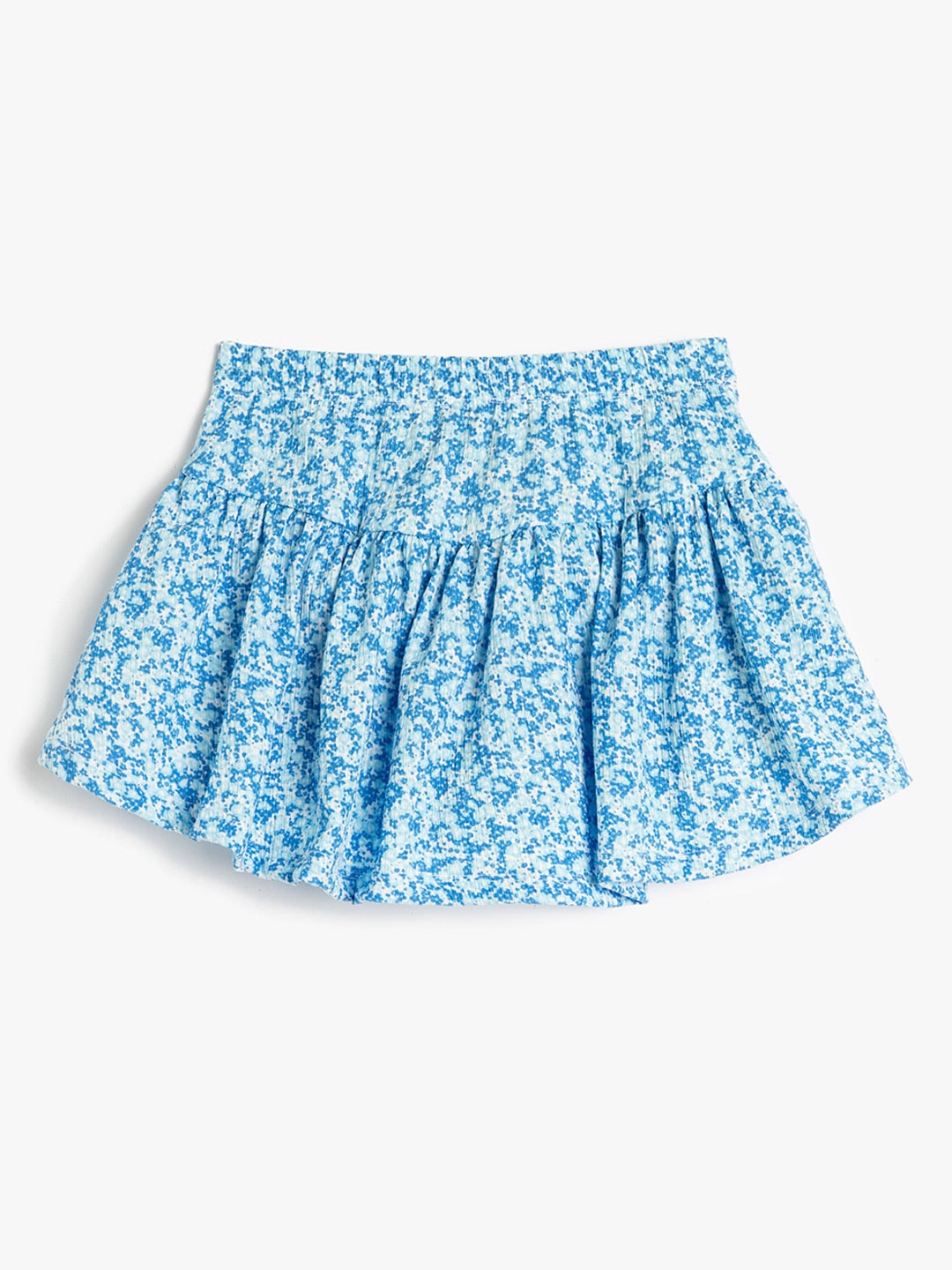 

Koton Girls Floral Printed A-Line Midi Skirts, Blue