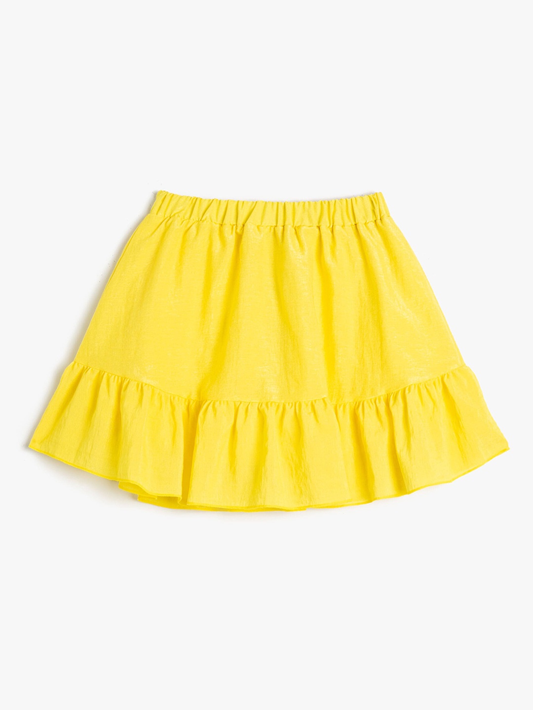 

Koton Girls Knee-Length Tiered A-Line Skirt, Yellow