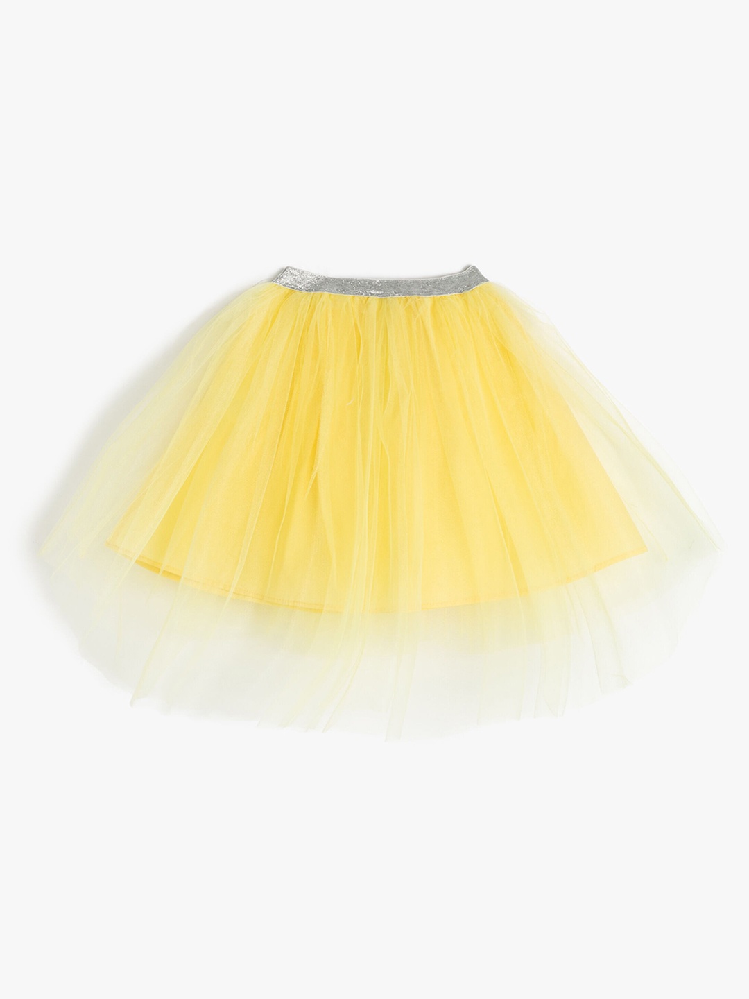 

Koton Girls Mini Length Flared Skirt, Yellow