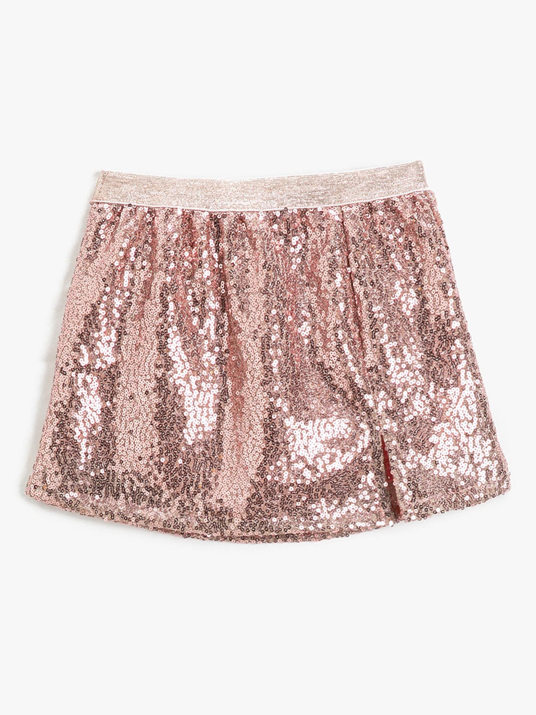 

Koton Girls Sequined Mini Skirt, Pink
