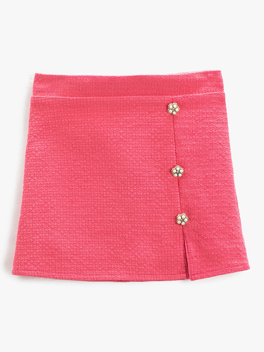 

Koton Girls Straight Mini Skirt, Pink