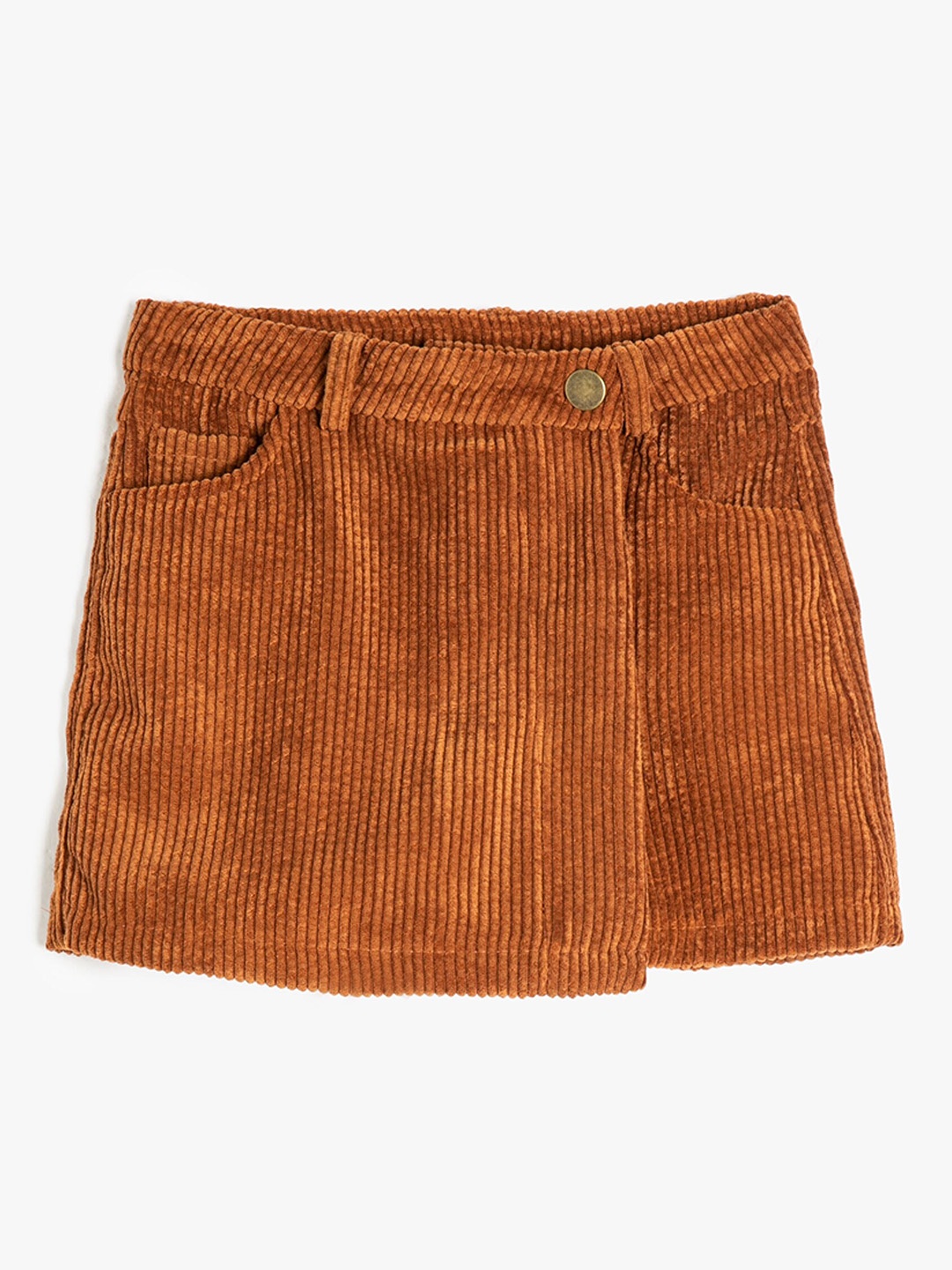 

Koton Girls Mini Skort Skirt, Brown