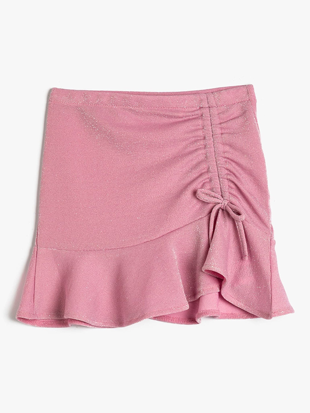 

Koton Girls Gathered Detailed A-Line Mini Skirt, Pink