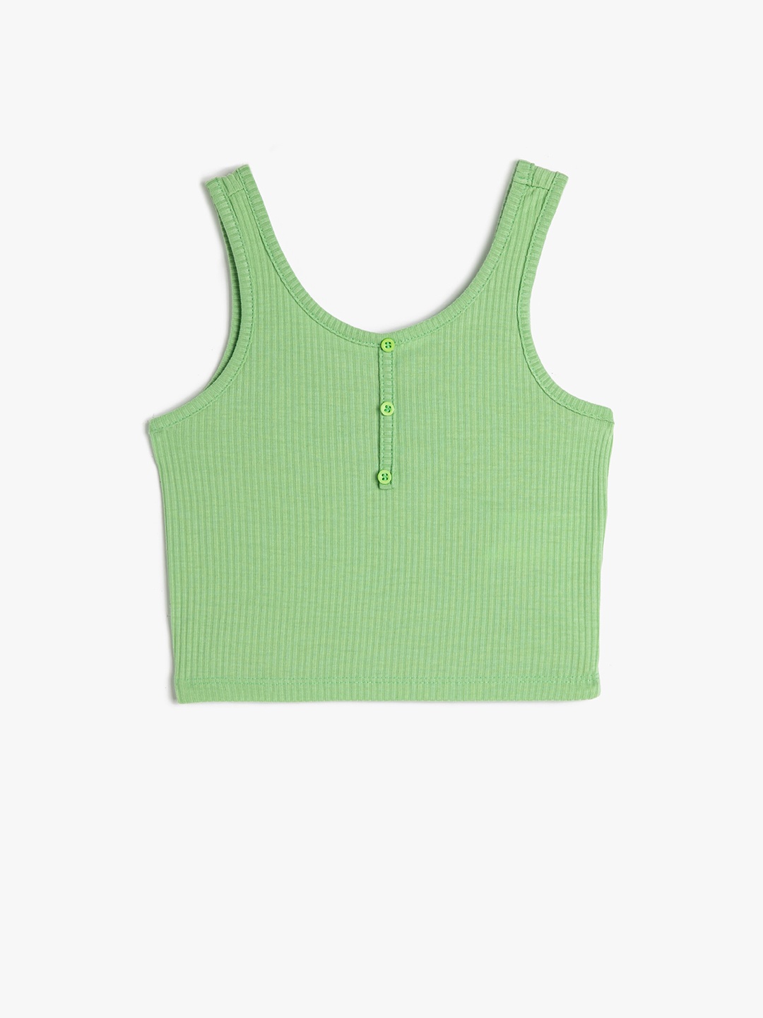 

Koton Girls Striped Sleeveless Tank Top, Green