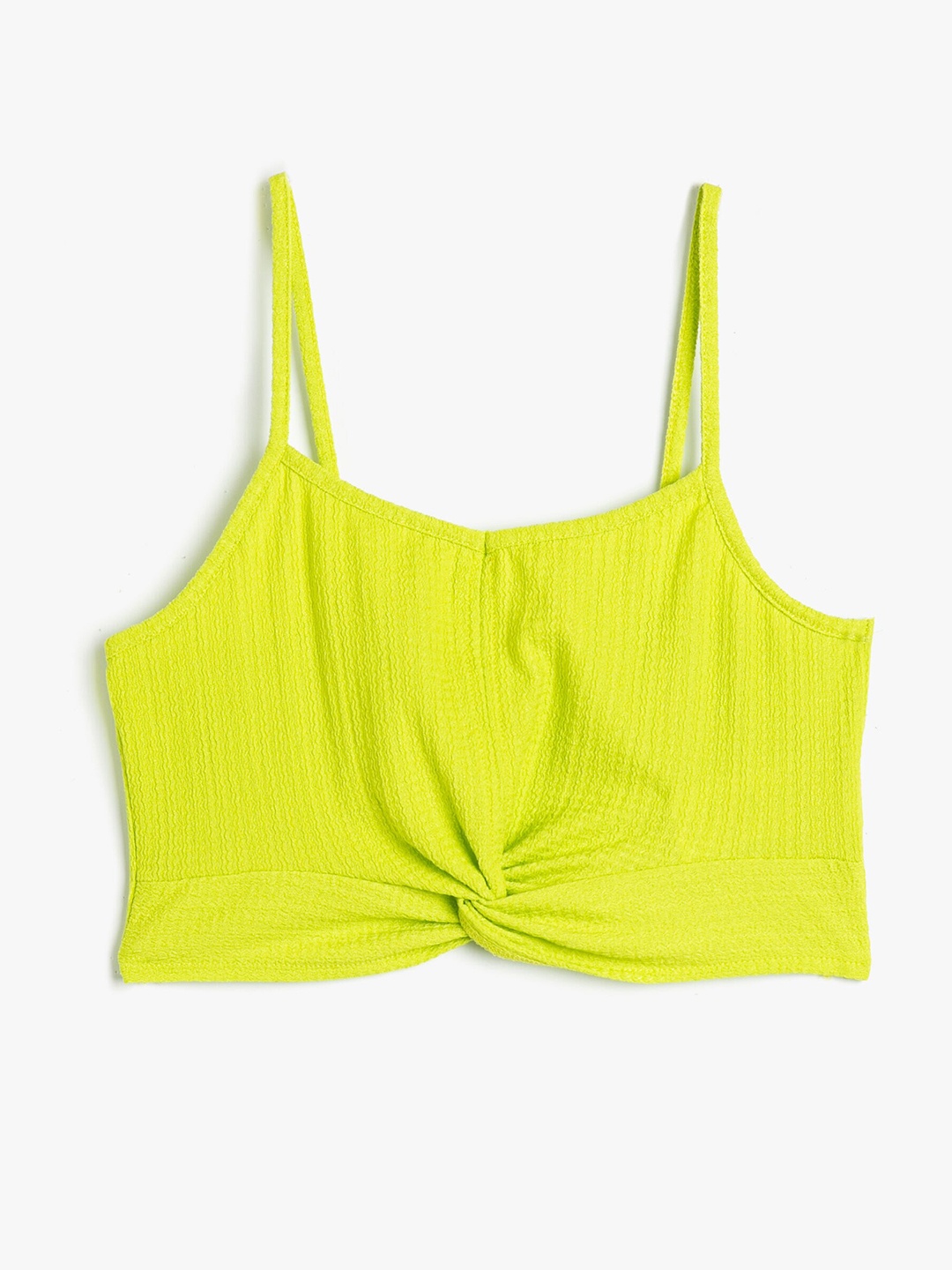 

Koton Girls Bralette Crop Top, Green