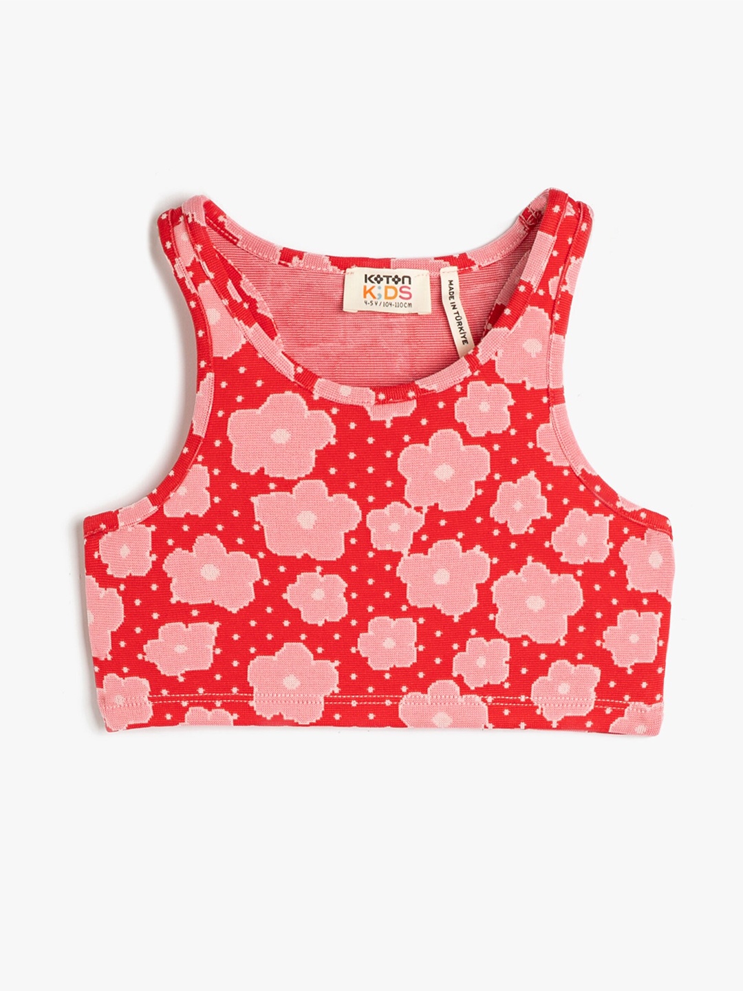 

Koton Girls Floral Print Top, Red