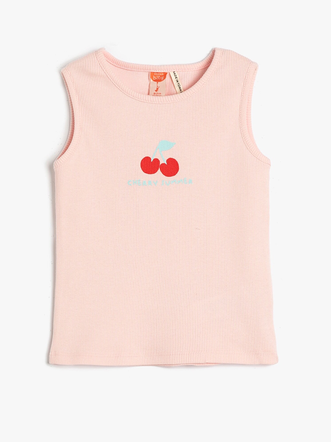 

Koton Girls Printed Regular Top, Pink