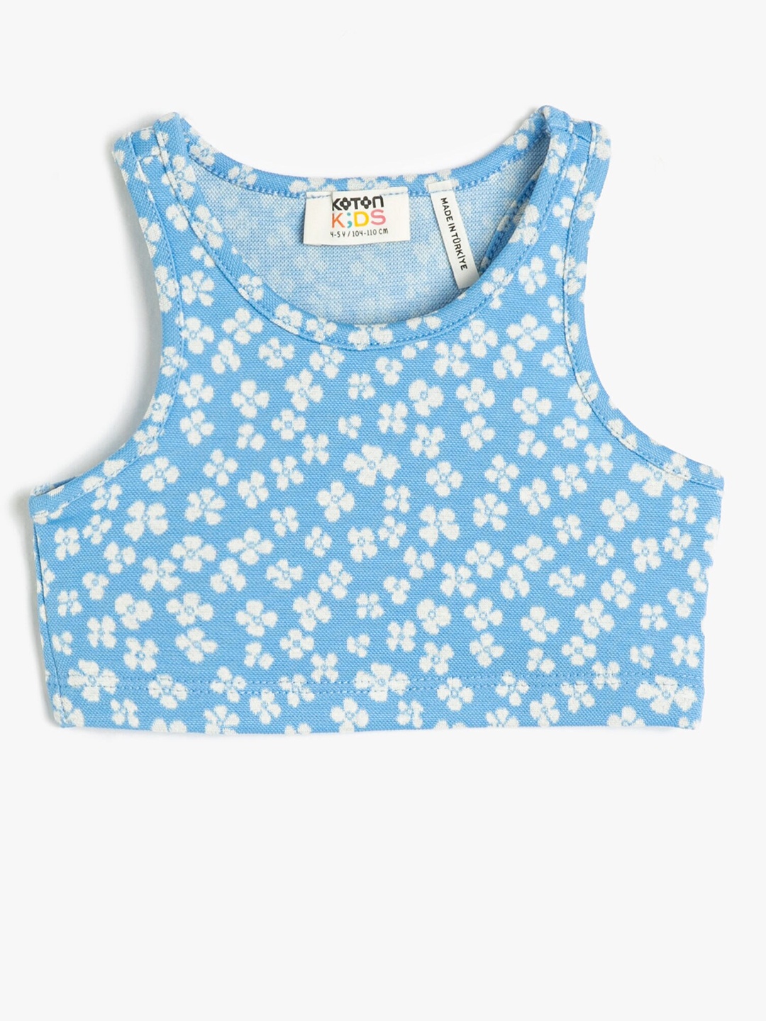 

Koton Girls Floral Print Top, Blue