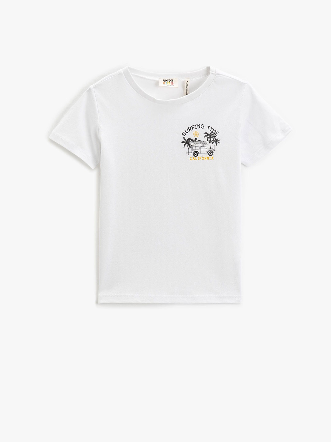 

Koton Boys Pure Cotton T-shirt, White
