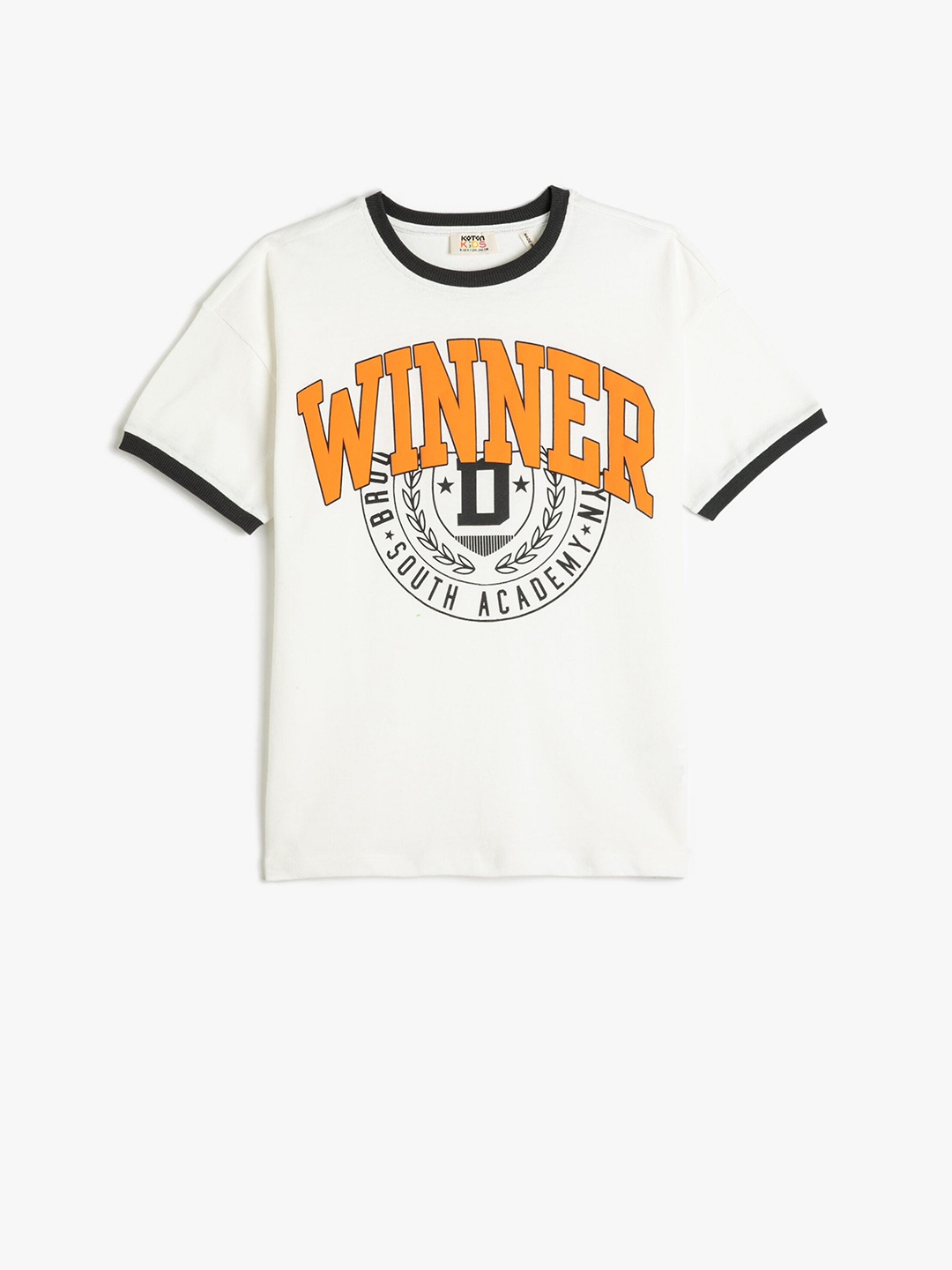 

Koton Varsity Printed Pure Cotton T-shirt, White