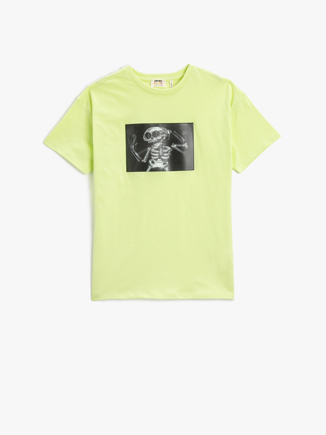 

Koton Boys Graphic Printed Pure Cotton T-shirt, Green