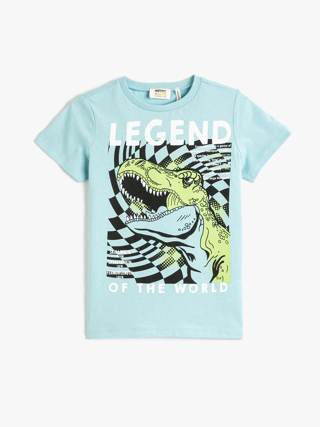 

Koton Boys Graphic Printed Cotton T-shirt, Blue