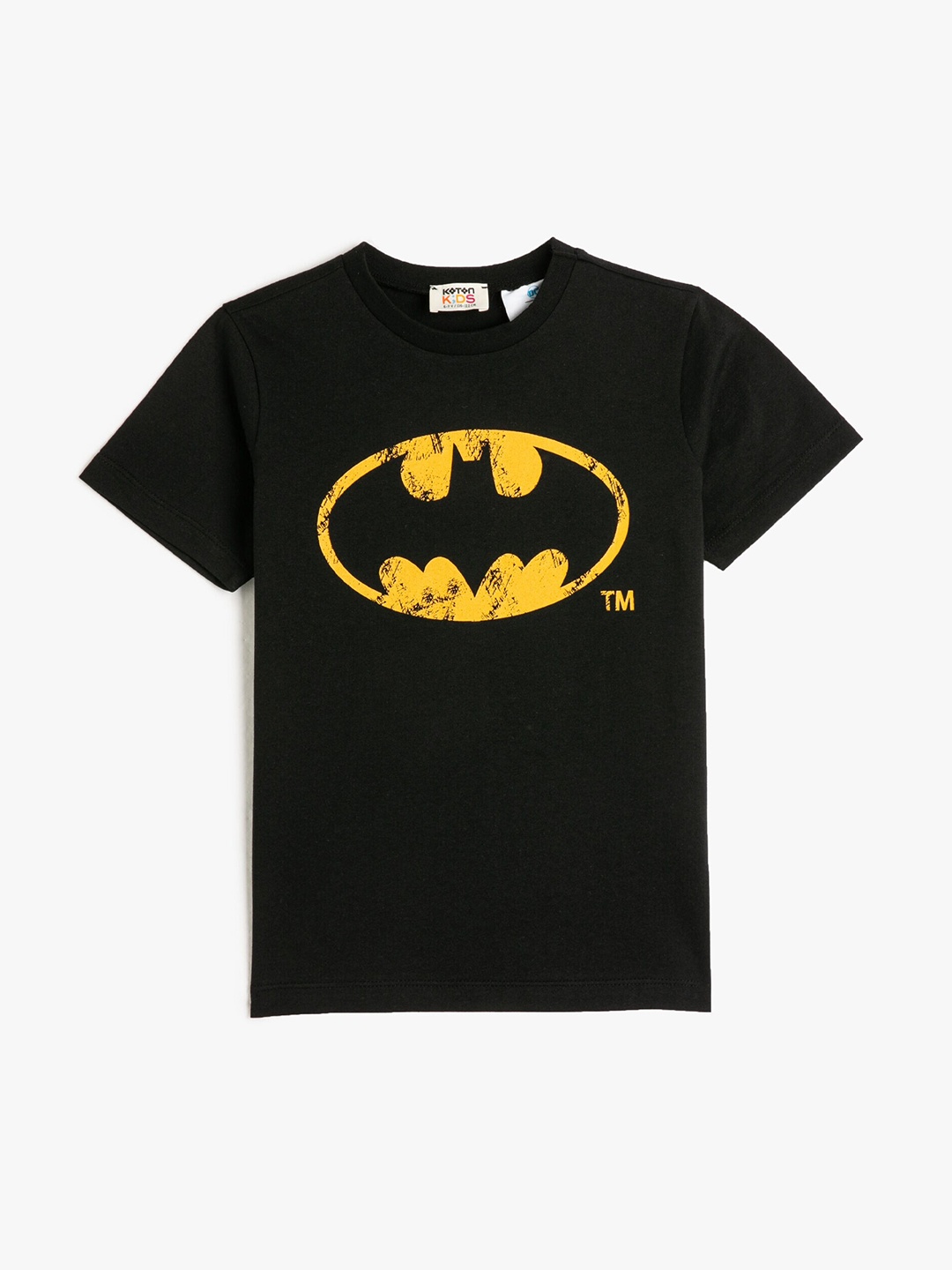 

Koton Boys Batman Printed Pure Cotton T-shirt, Black