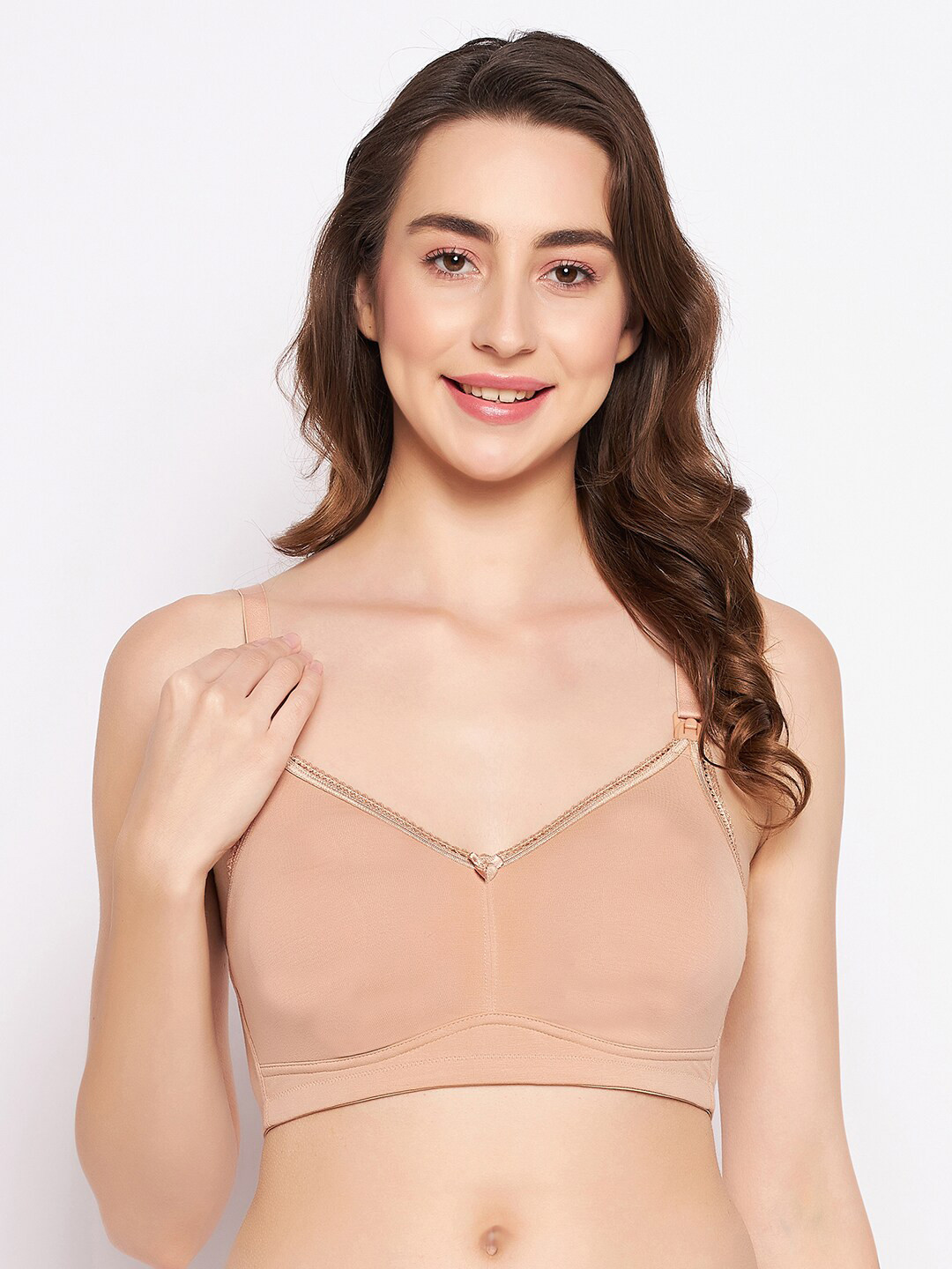 

Clovia Beige Full Coverage Maternity Bra
