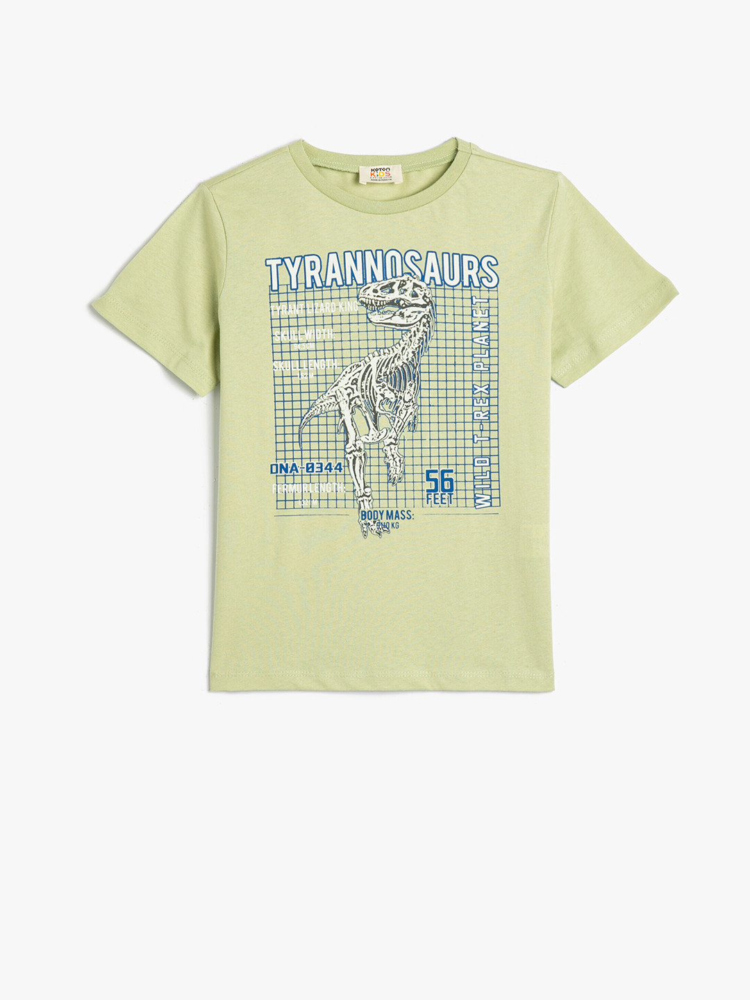 

Koton Boys Graphic Printed Pure Cotton T-shirt, Green