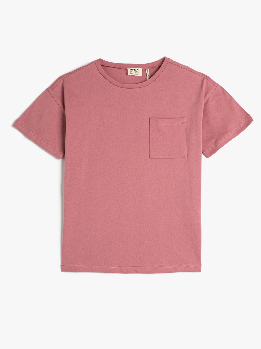 

Koton Boys Short Sleeves Pure Cotton T-shirt, Pink