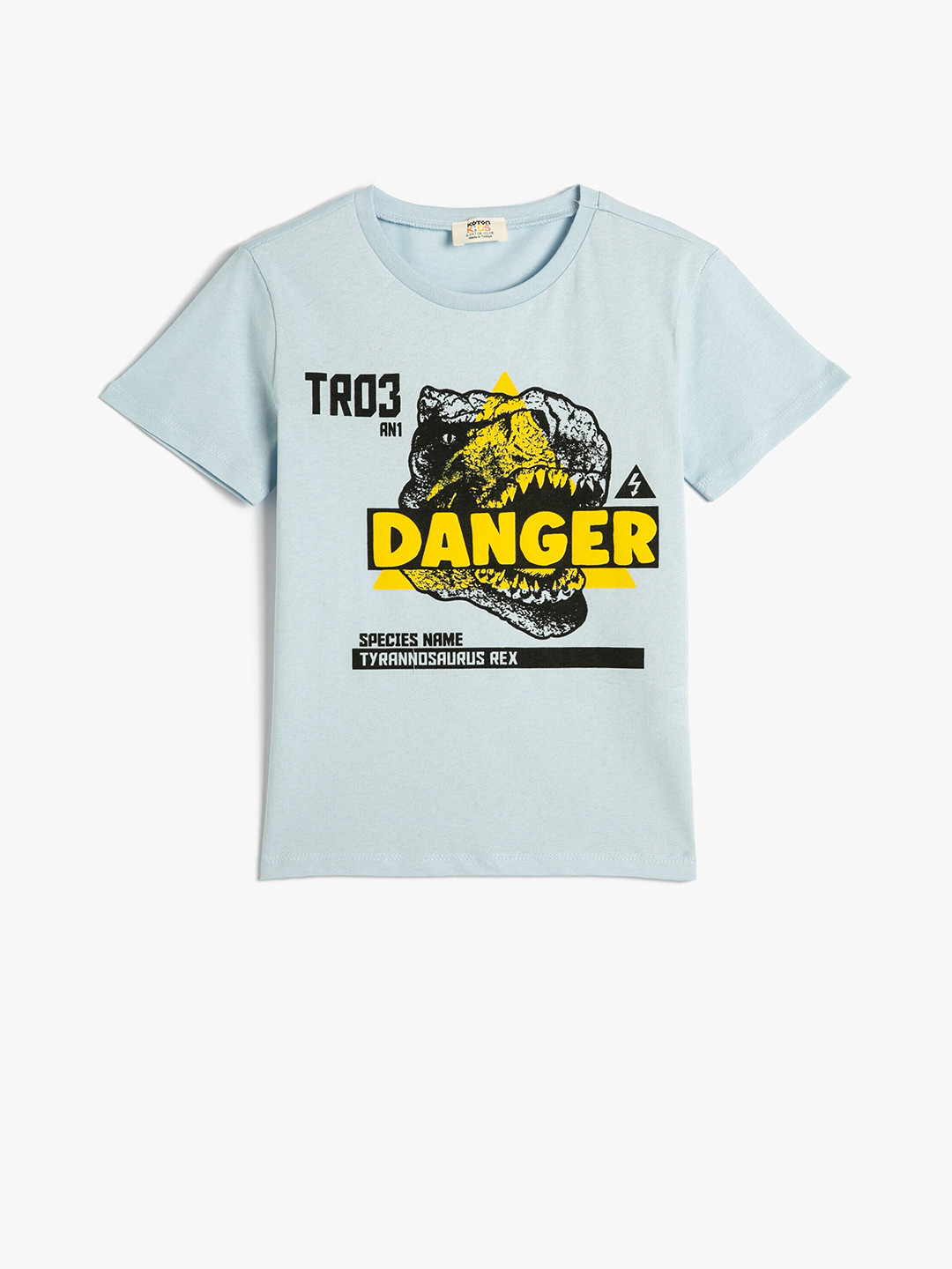 

Koton Boys Typography Printed Regular Fit Cotton T-shirt, Blue