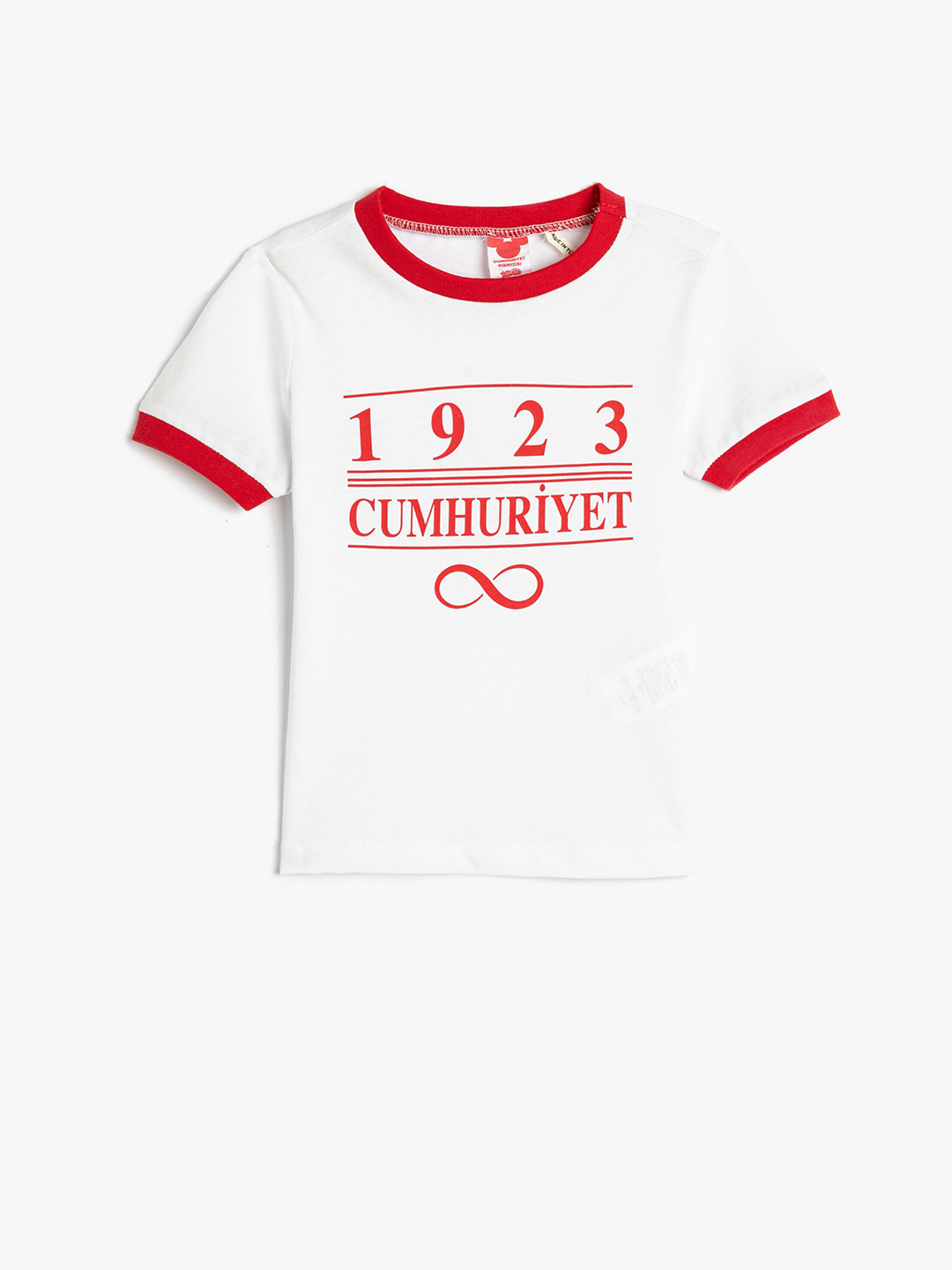 

Koton Girls Typography Printed Pure Cotton T-shirt, White