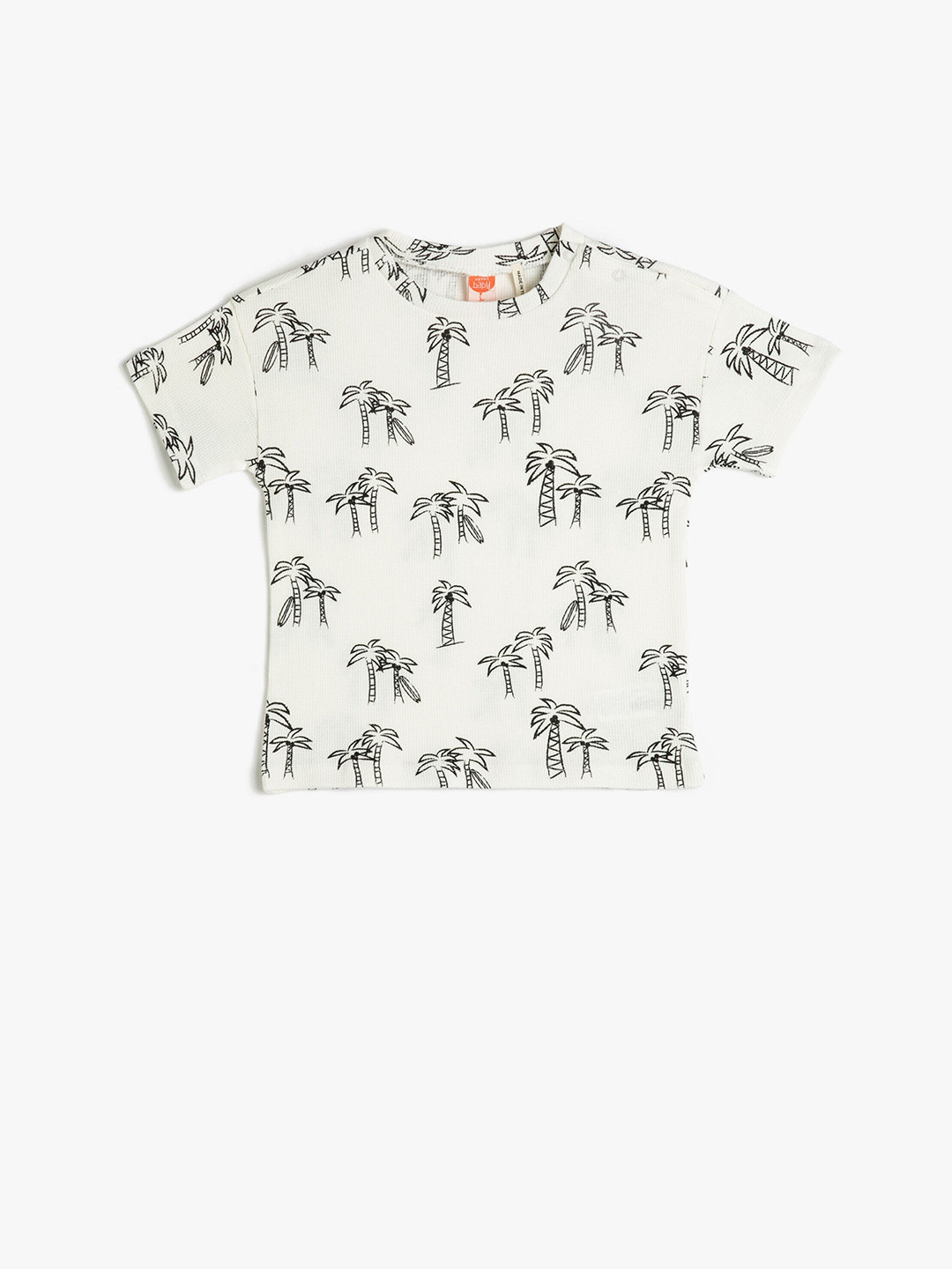 

Koton Boys Conversational Printed Pure Cotton T-shirt, Beige