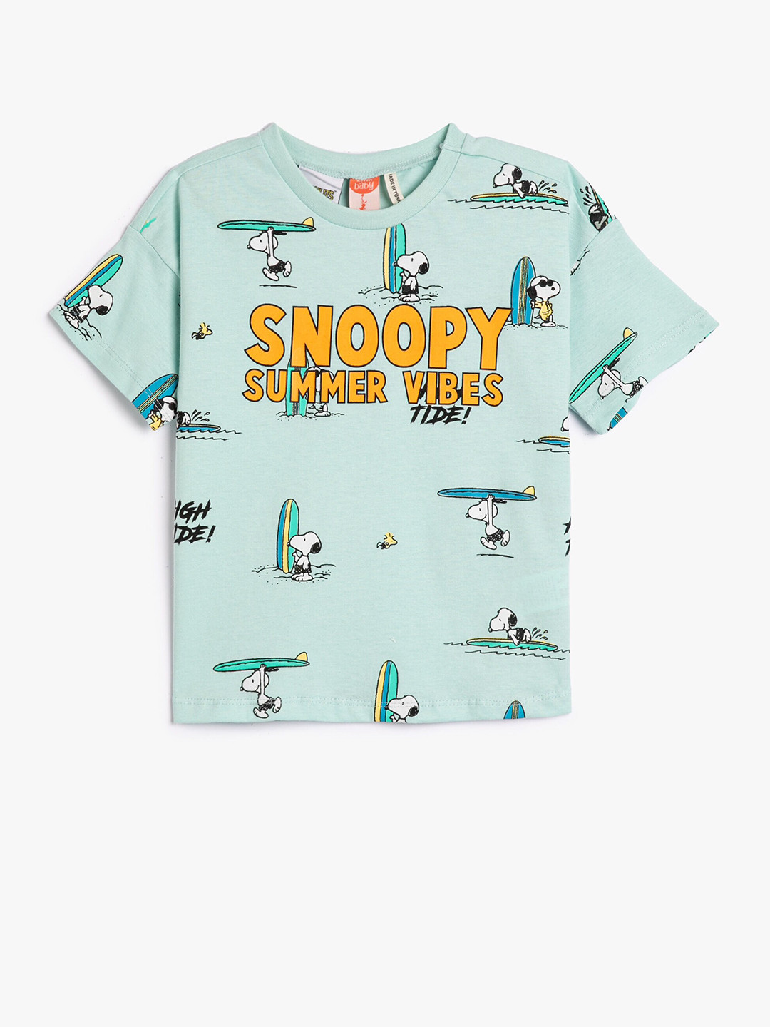 

Koton Boys Graphic Printed Round Neck Cotton Regular T-shirt, Blue