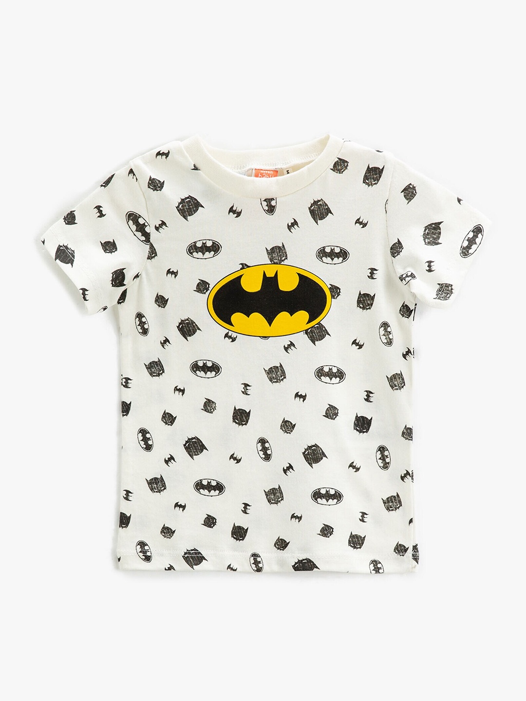 

Koton Boys Conversational Printed Pure Cotton T-shirt, White