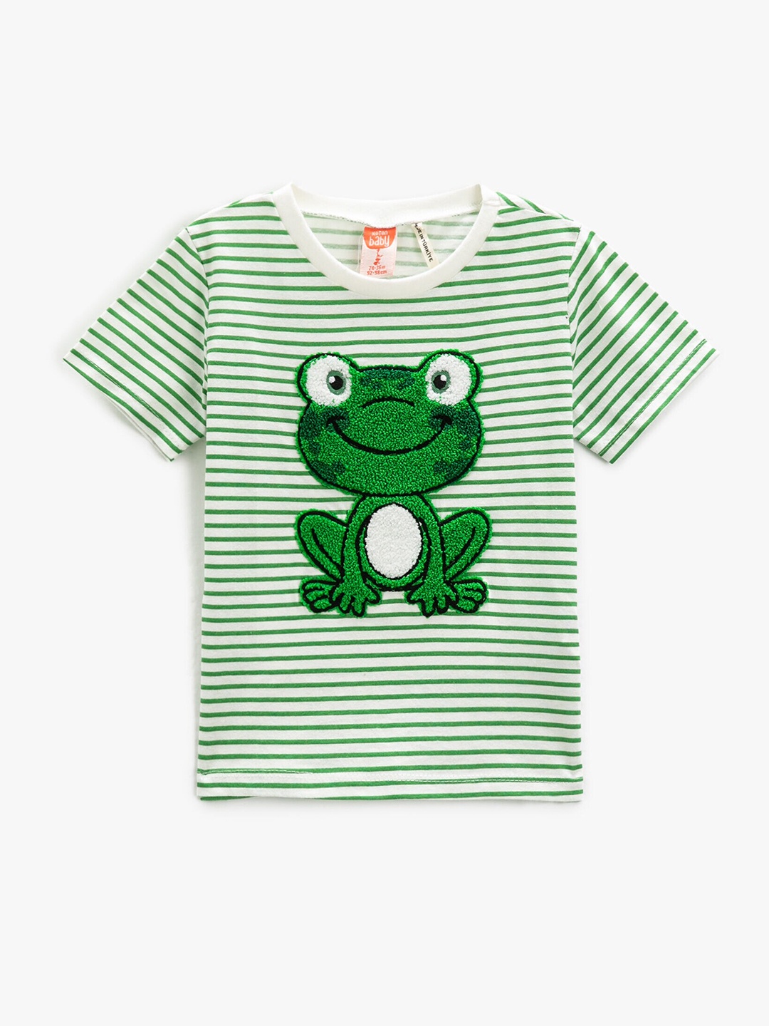 

Koton Boys Graphic Printed Round Neck Cotton Regular T-shirt, Green