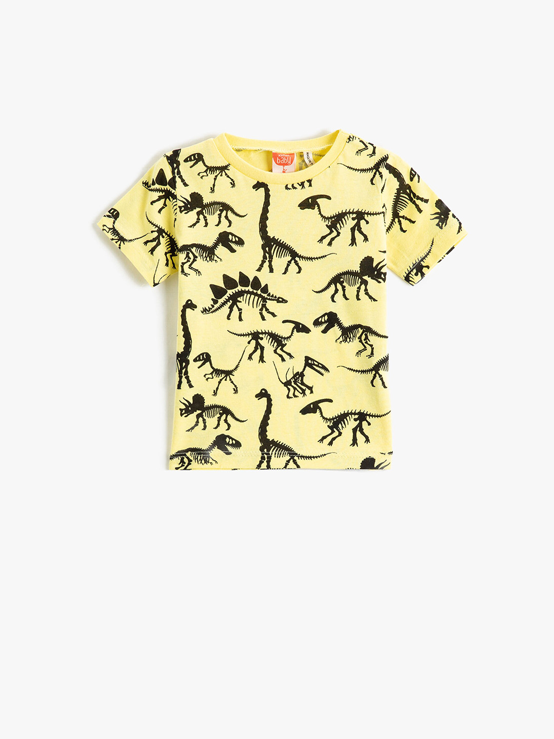 

Koton Boys Conversational Printed Cotton T-shirt, Yellow