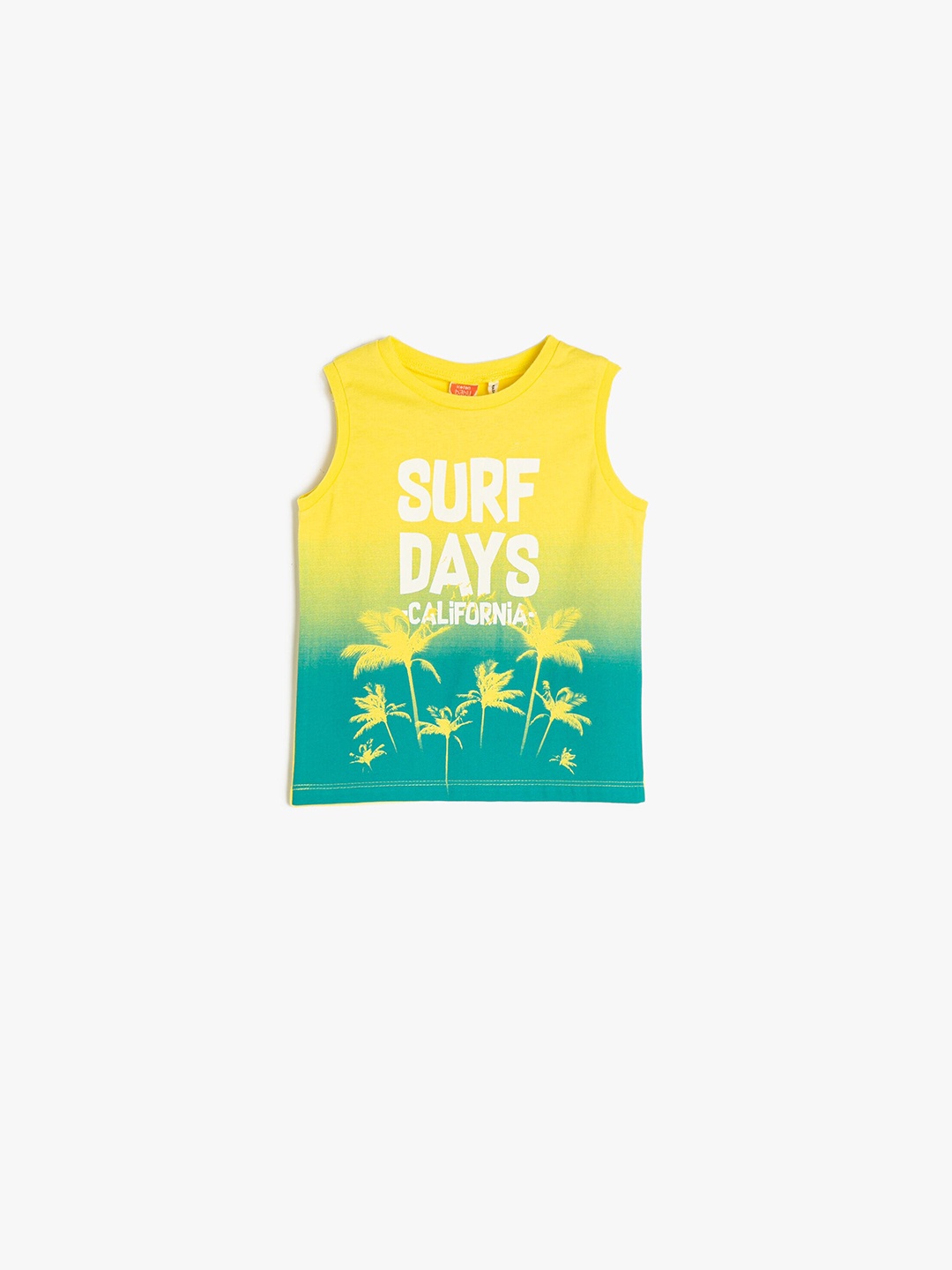 

Koton Boys Graphic Printed Raglan Sleeves Cotton Regular T-shirt, Yellow