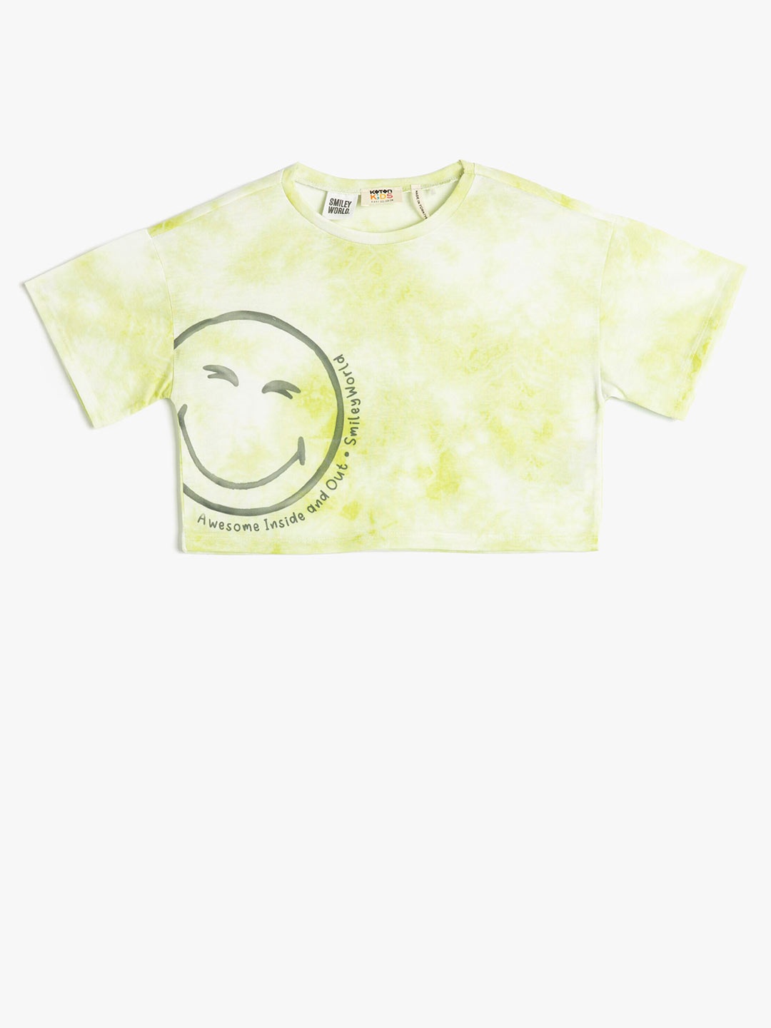 

Koton Girls Graphic Printed T-shirt, Green
