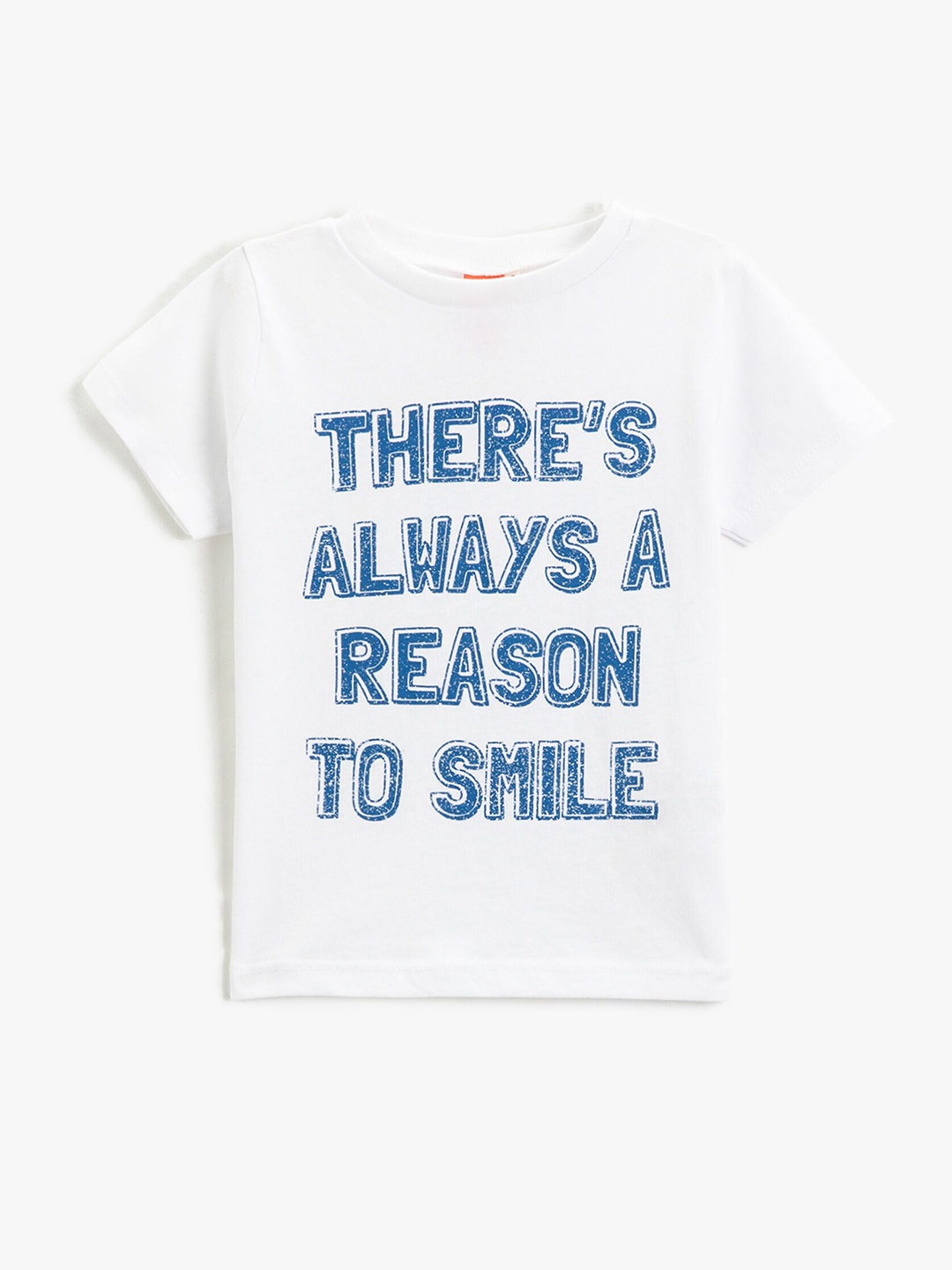 

Koton Boys Typography Printed Cotton T-shirt, White