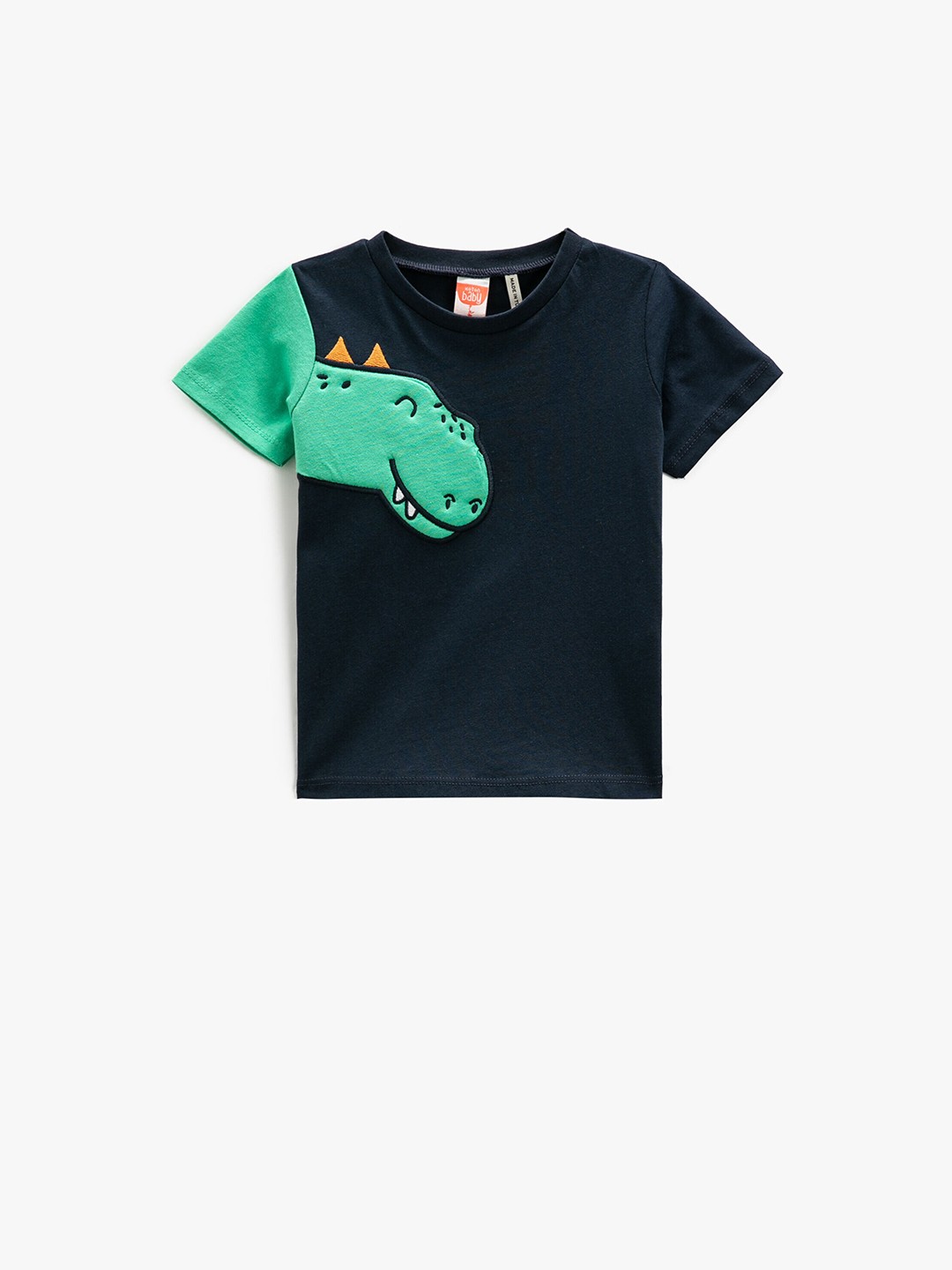 

Koton Boys Graphic Printed Pure Cotton T-shirt, Blue