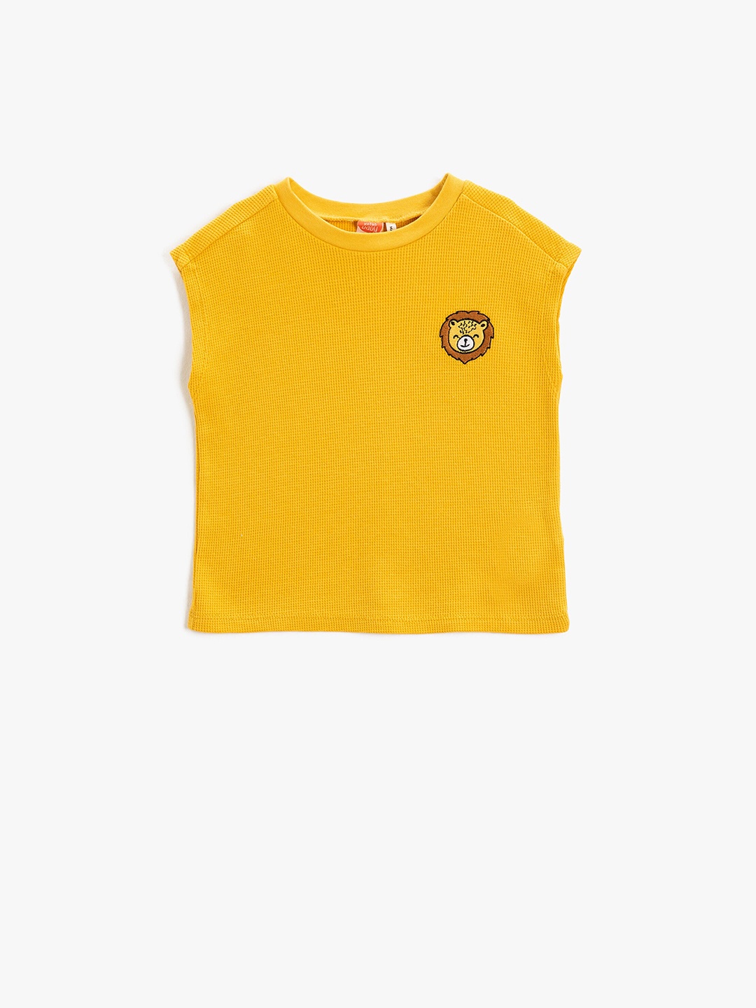 

Koton Infant Boys Sleeveless Pure Cotton T-shirt, Yellow