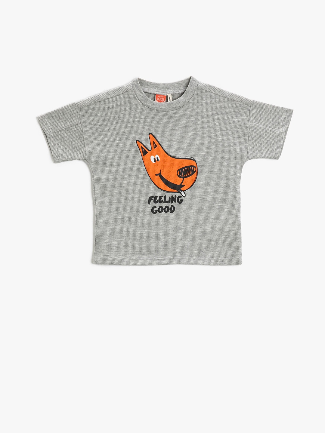 

Koton Infants Boys Graphic Printed T-shirt, Grey