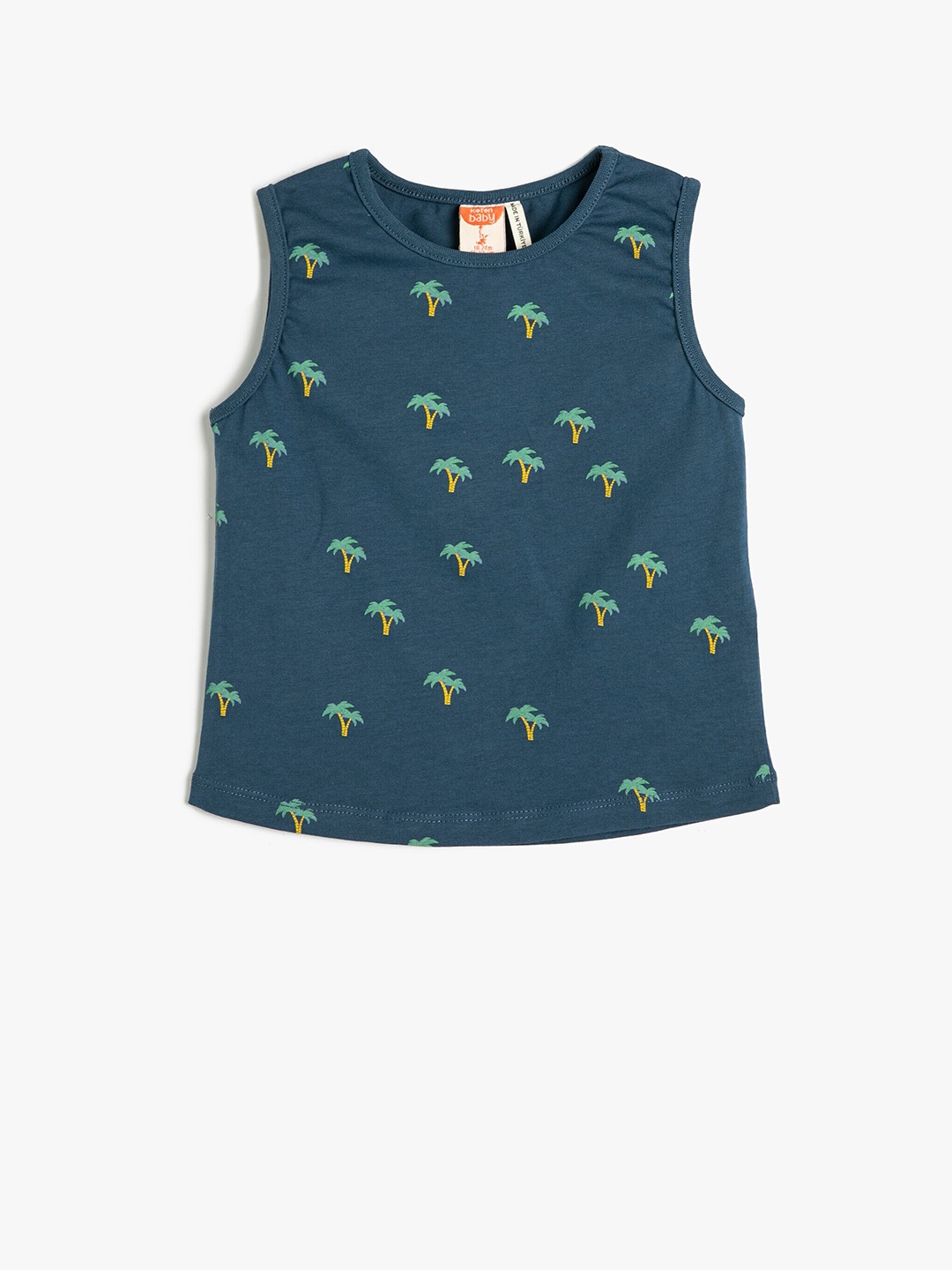 

Koton Boys Conversational Printed Pure Cotton T-shirt, Teal