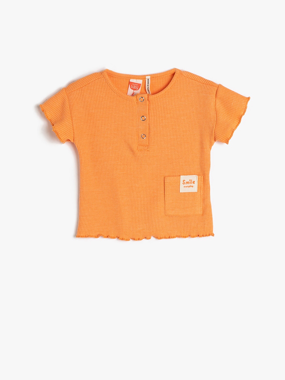 

Koton Girls Regular Fit T-shirt, Orange