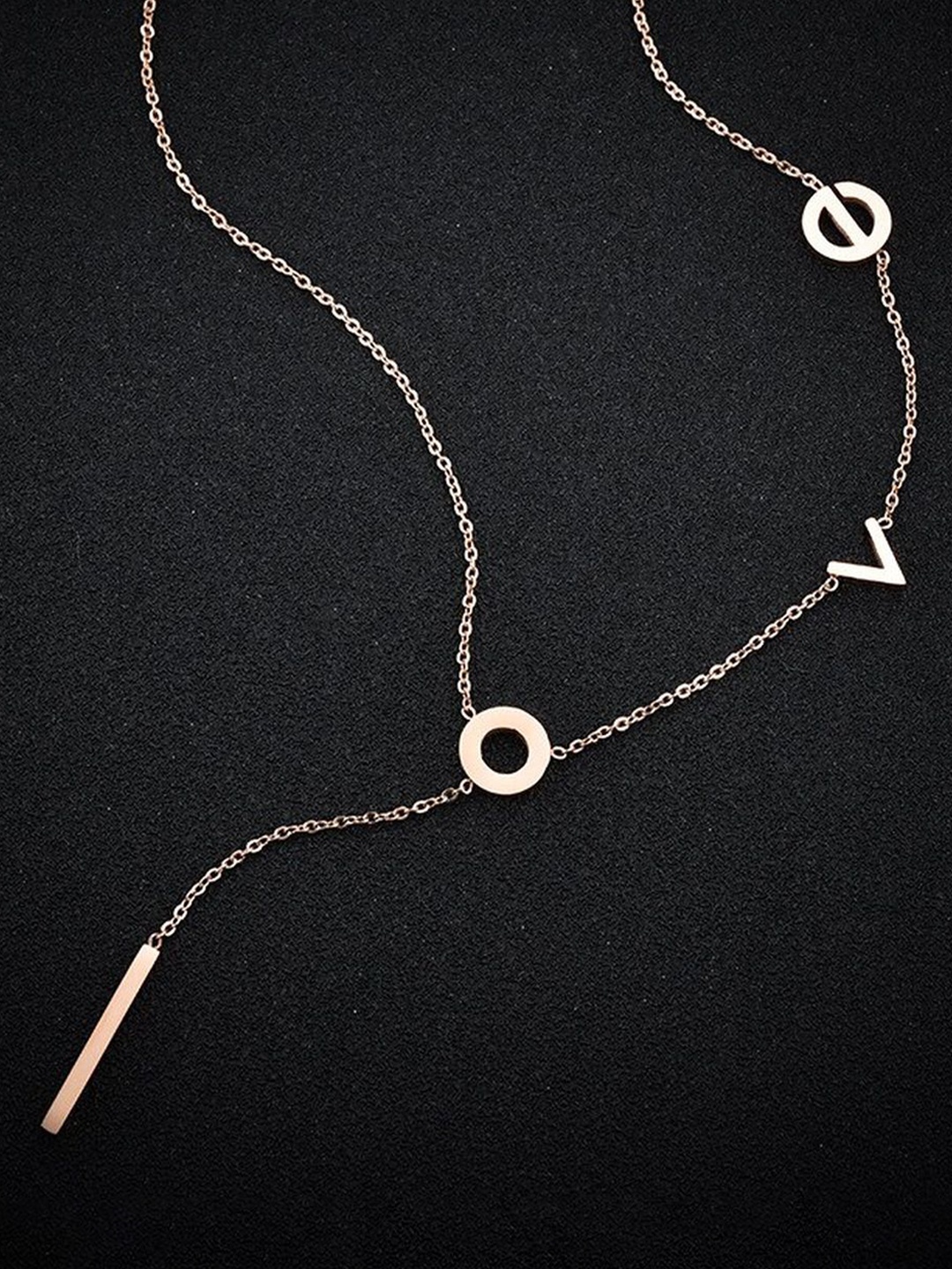 

ZIVOM Rose Gold-Plated Necklace