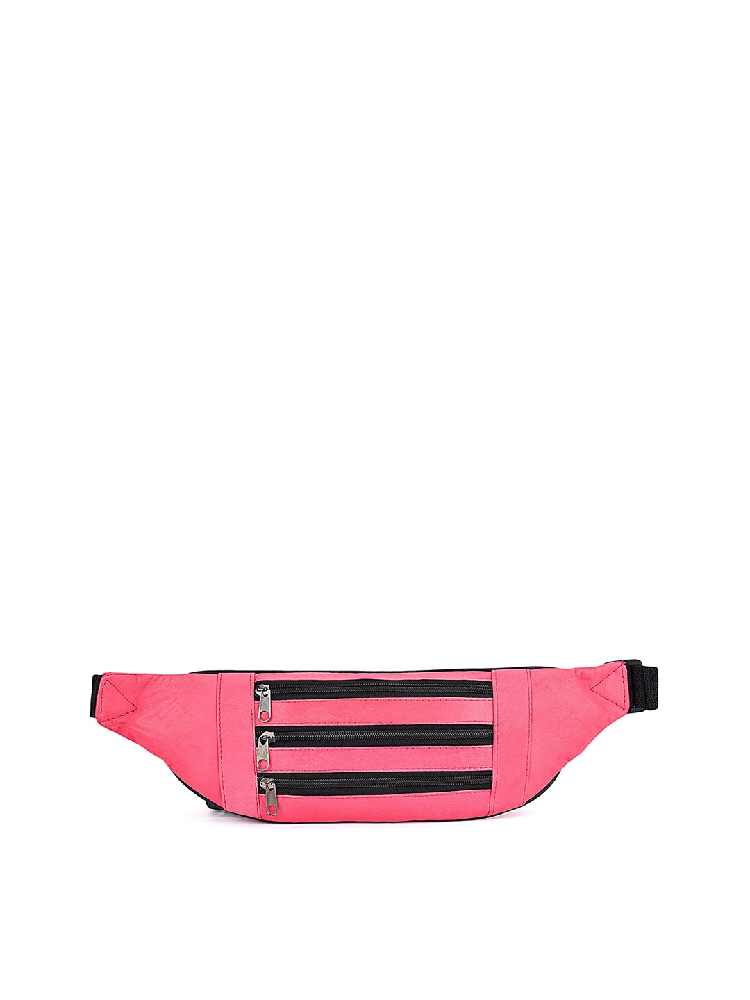 

K London Textured Leather Waist Pouch, Pink