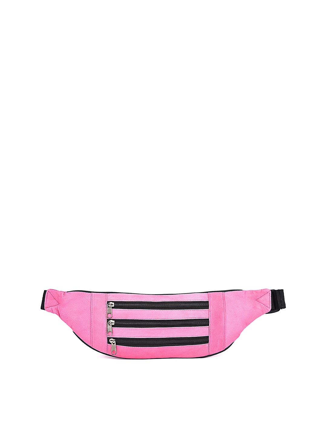 

K London Textured Leather Waist Pouch, Pink