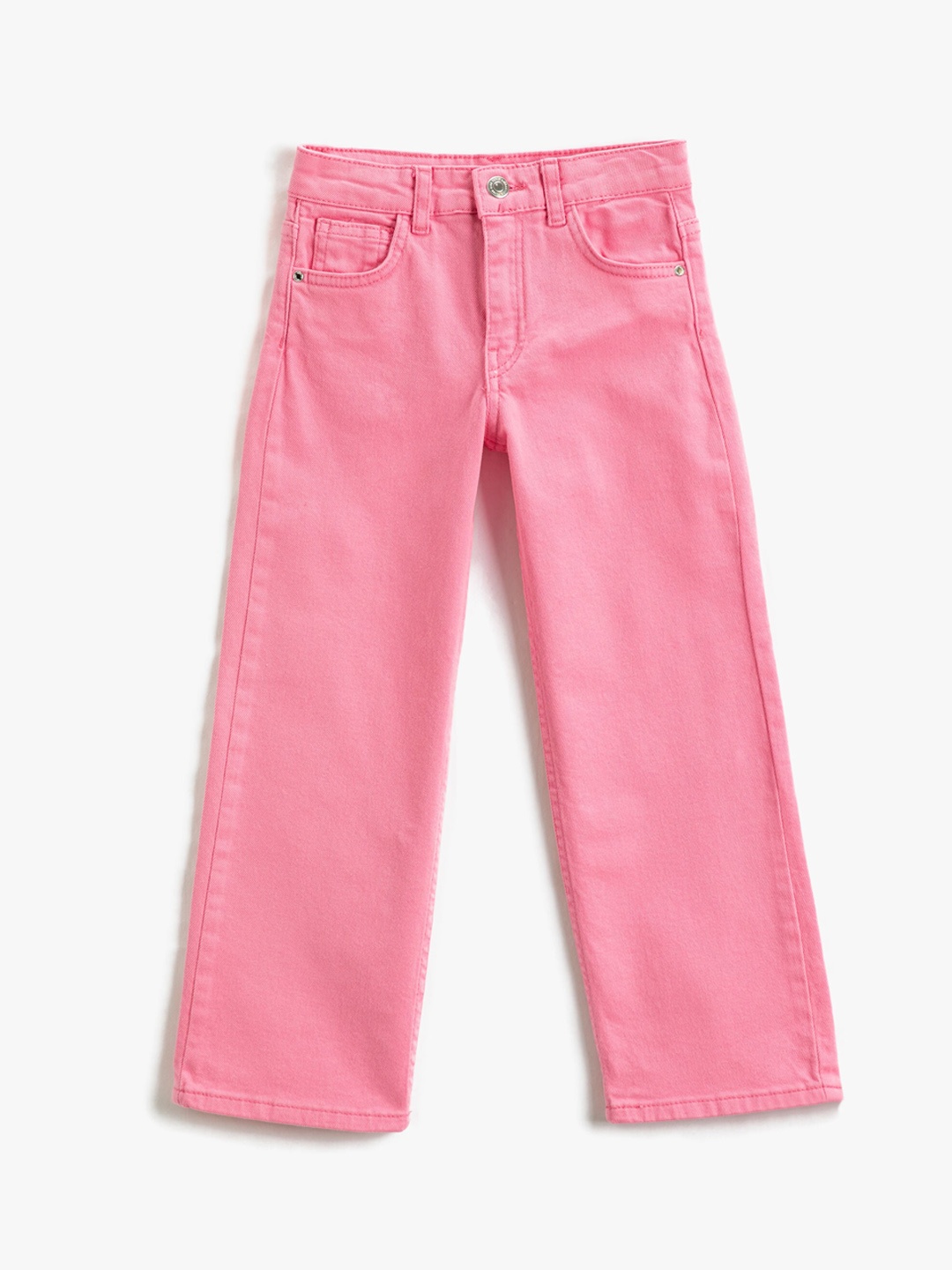 

Koton Girls No Fade Clean Look Jeans, Pink