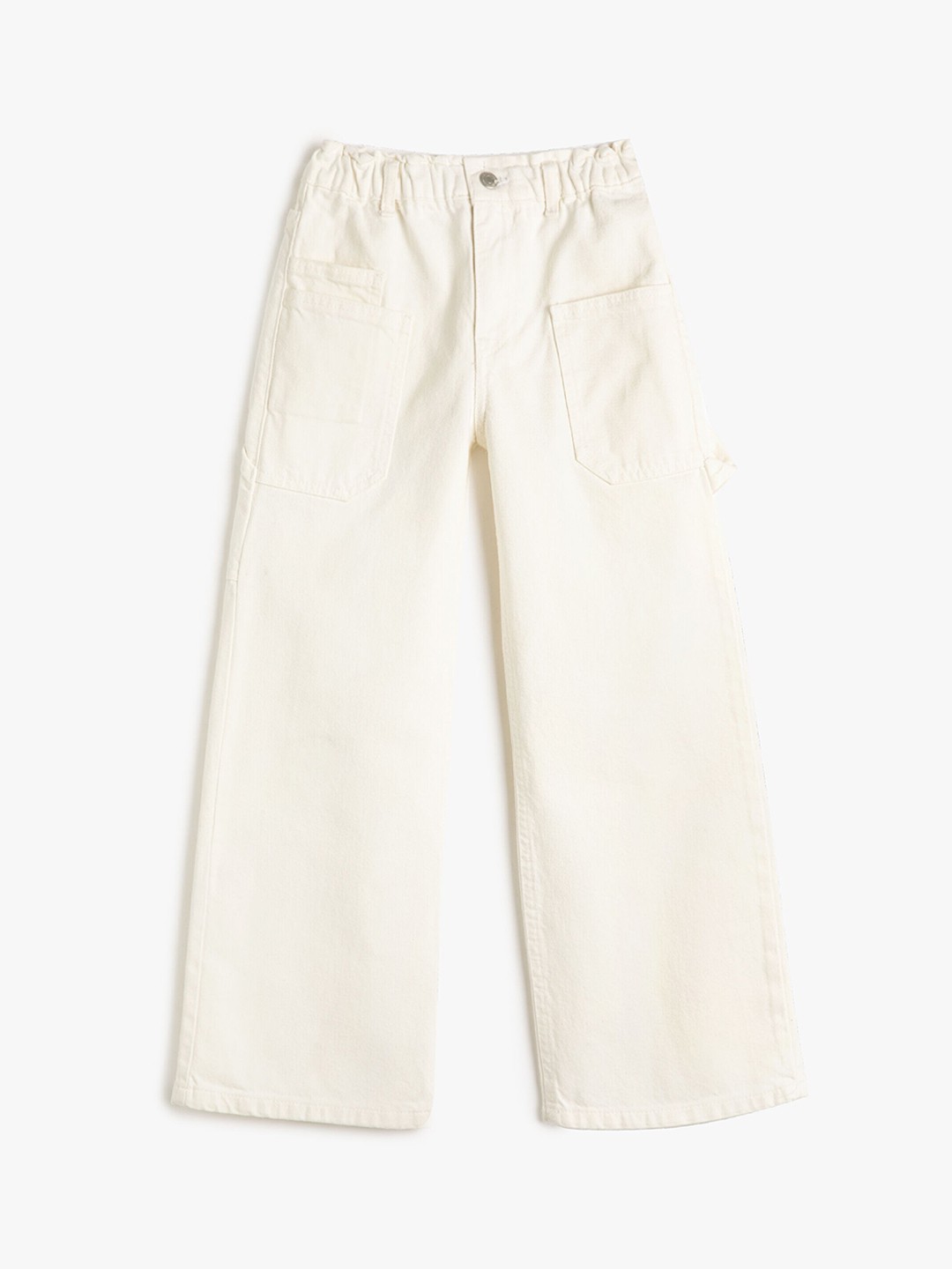 

Koton Girls Mid Rise Clean Look Pure Cotton Jeans, White